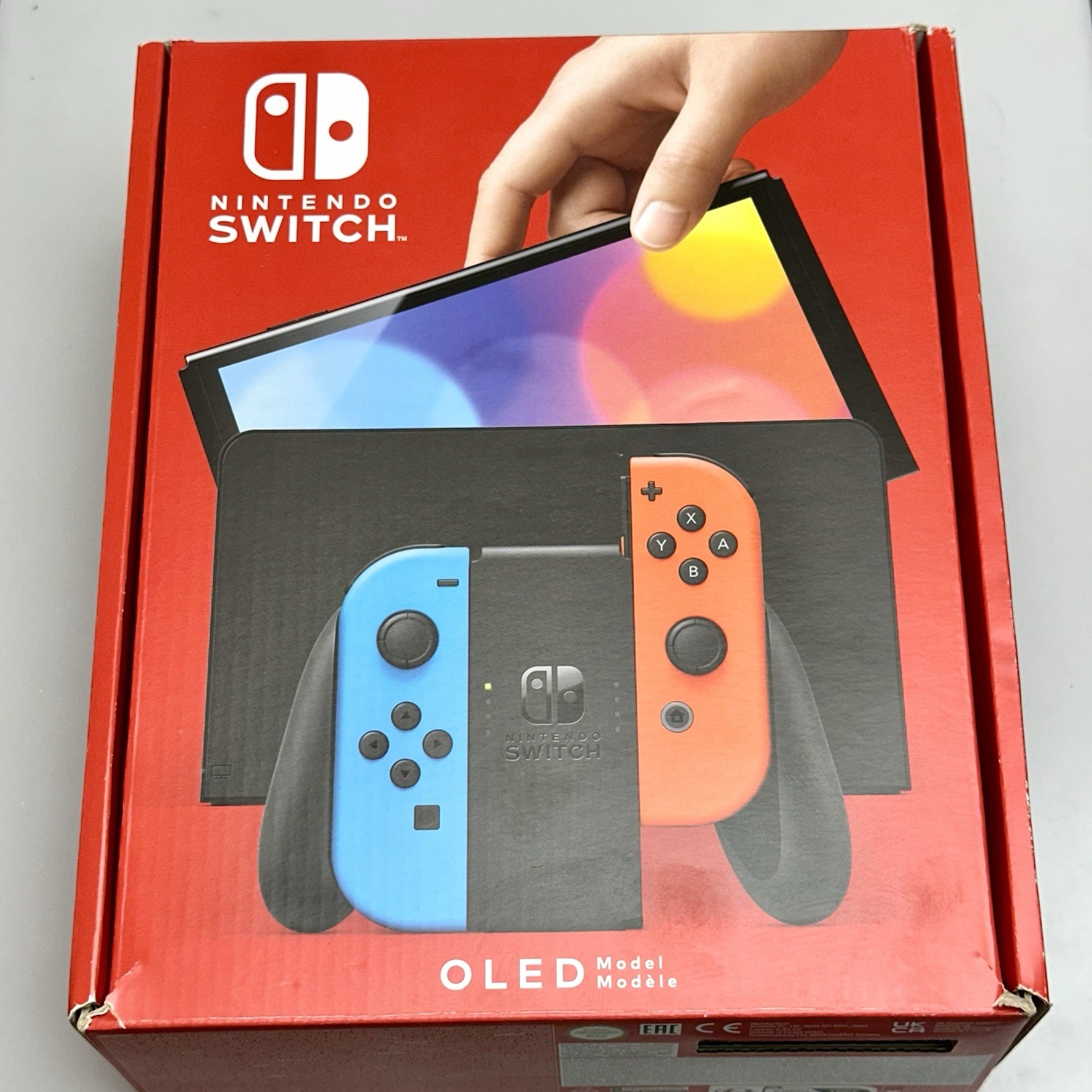 🎮 Nintendo Switch OLED – Boxed – 64GB + 128GB MicroSD – Tested