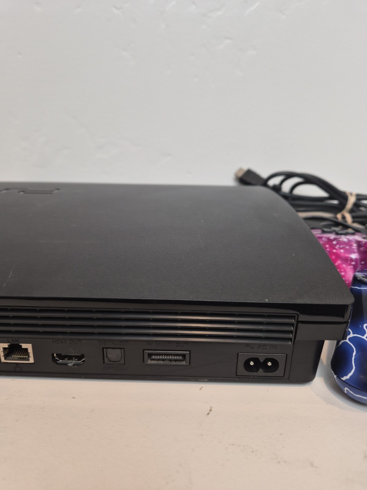 Sony PlayStation 3 Slim PS3 Console CECH-2501B 11 Games 2 Controllers All Cords