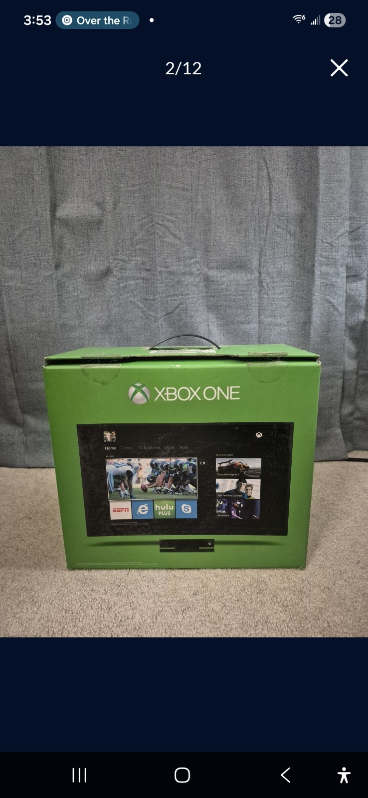 Microsoft Xbox One 1540 Black Console HDMI