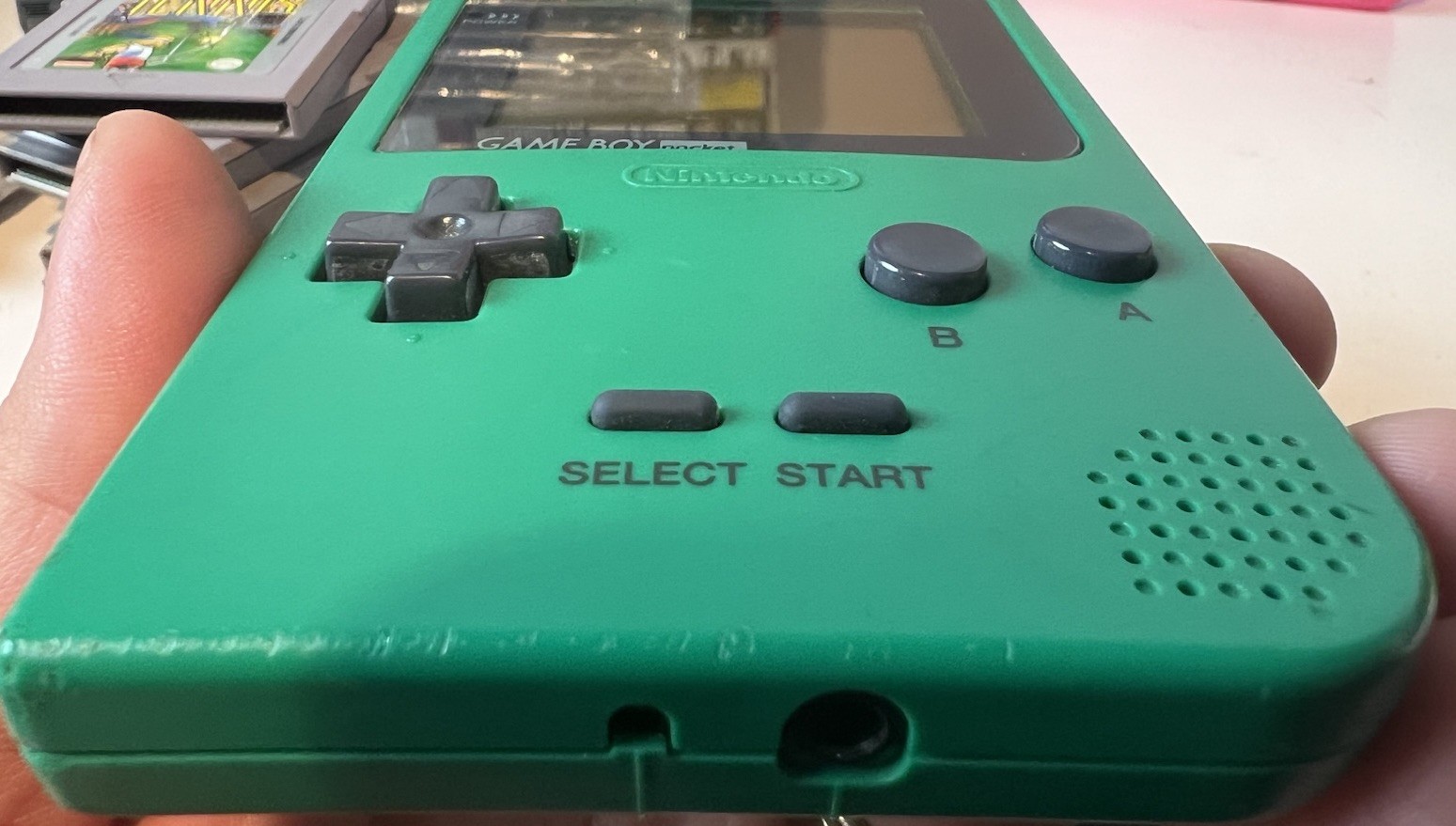 Nintendo Game Boy Pocket With 10 Games! All Tested & Working. MGB-001 – Green