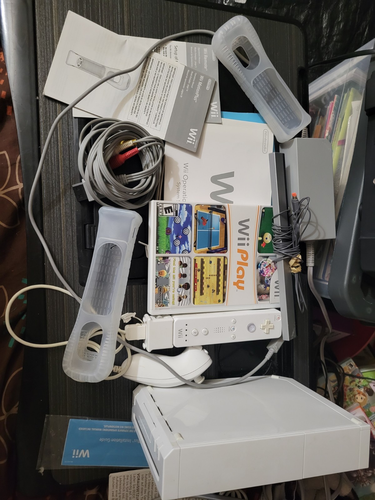 Nintendo Wii Complete Console 1 Controller 1 Game And Motion Plus Adapter