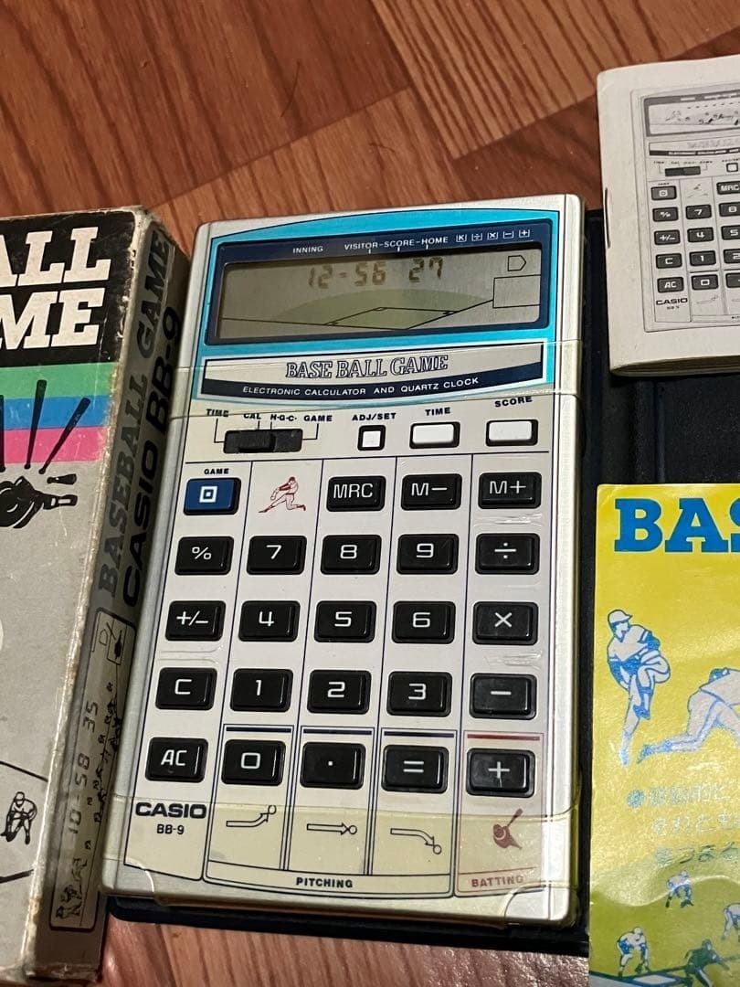 CASIO BB-9 Retro Baseball Game Calculator Japan Tested Working