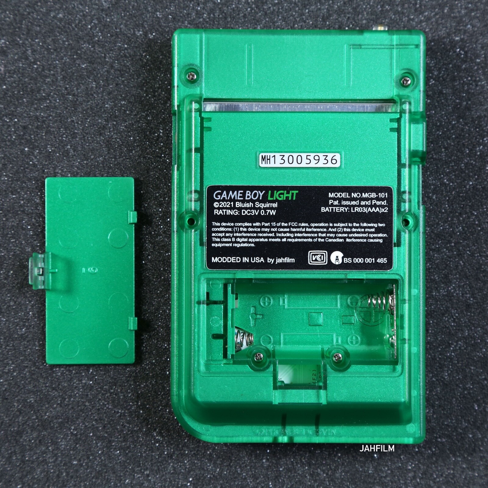 Custom Gameboy Pocket – Green & Gold Zelda Theme – IPS LCD – NIntendo