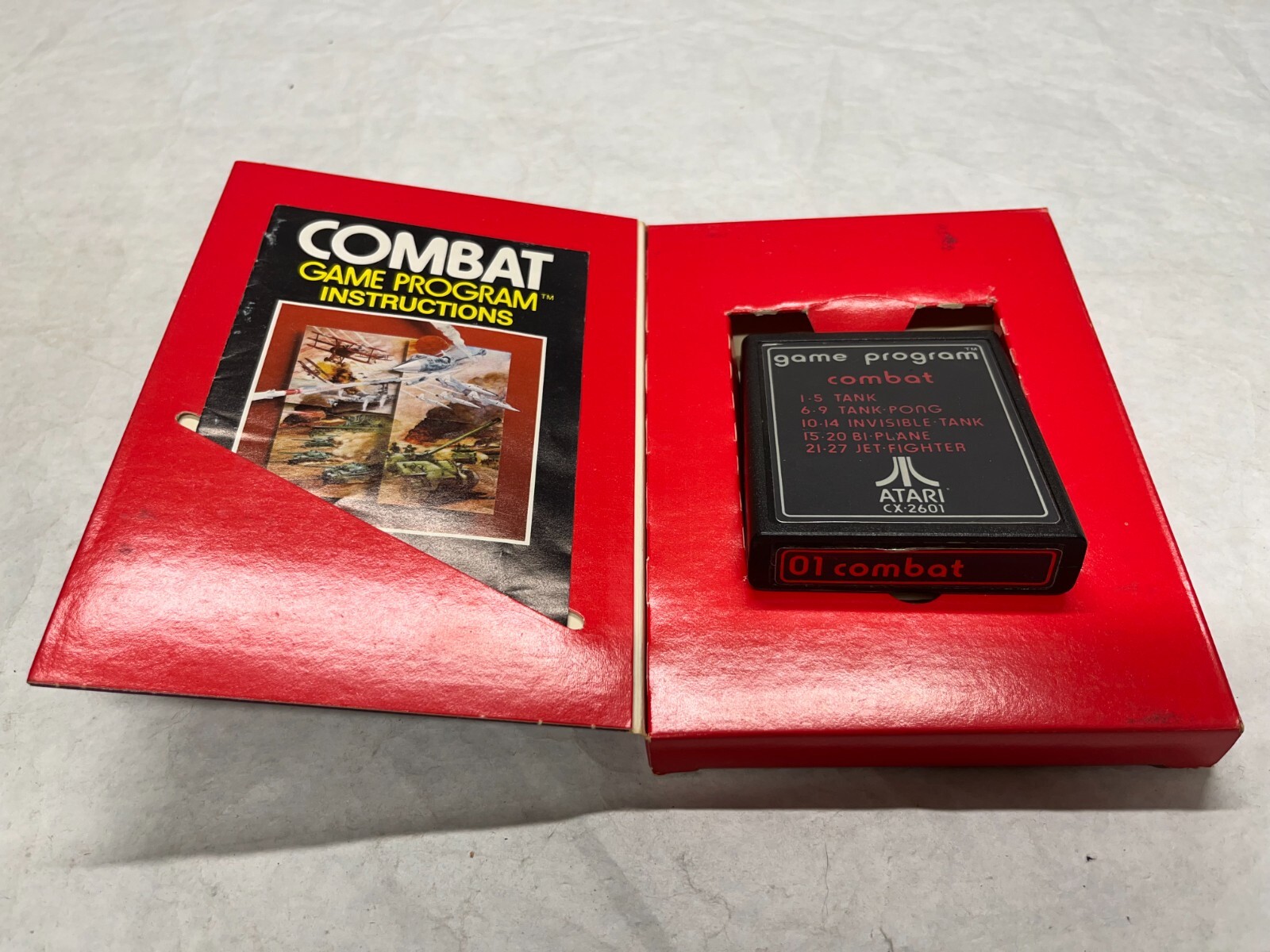 1977 ATARI Original Launch Gatefold Game Boxes Complete LOT 8 RARE *Unlaminated*