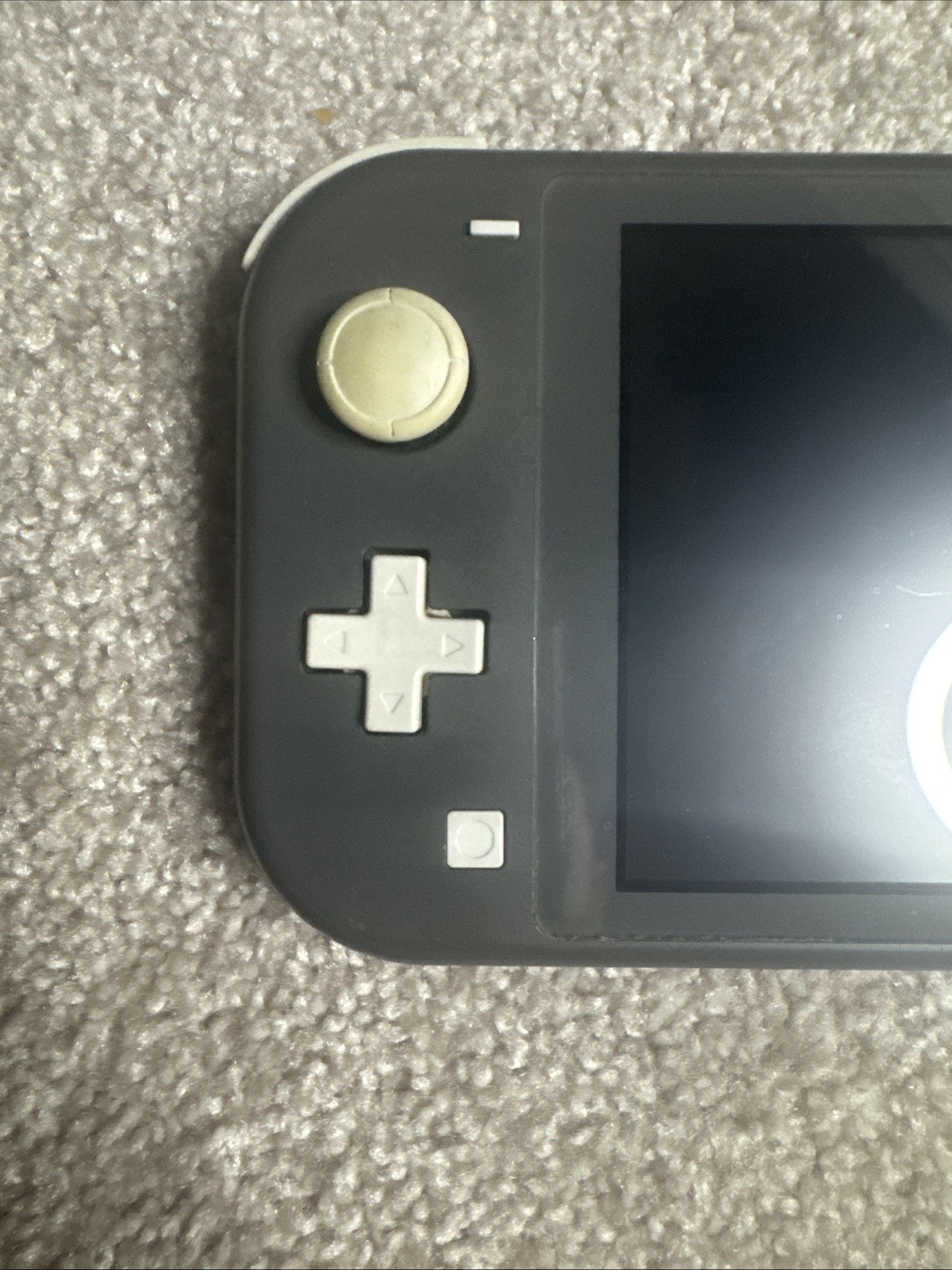Nintendo Switch Lite Gray/White Handheld Console 32GB 720p Wi-Fi USB-C Tested