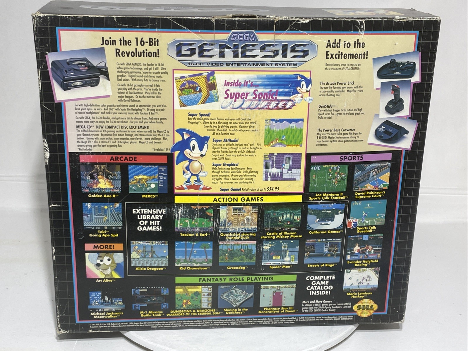 Sega Genesis Model 1 Console Tested (missing Game) NICE BOX🔥