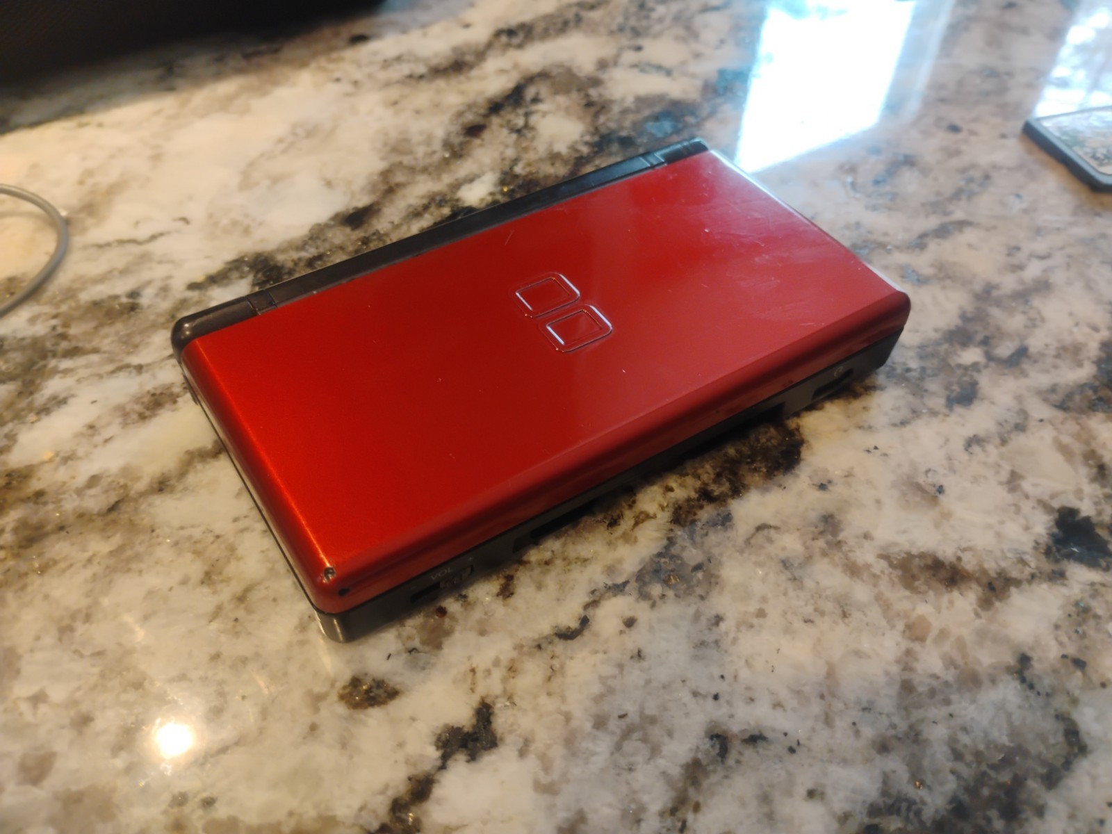 Nintendo DS Lite Bundle – Crimson/Black – Tested And Working