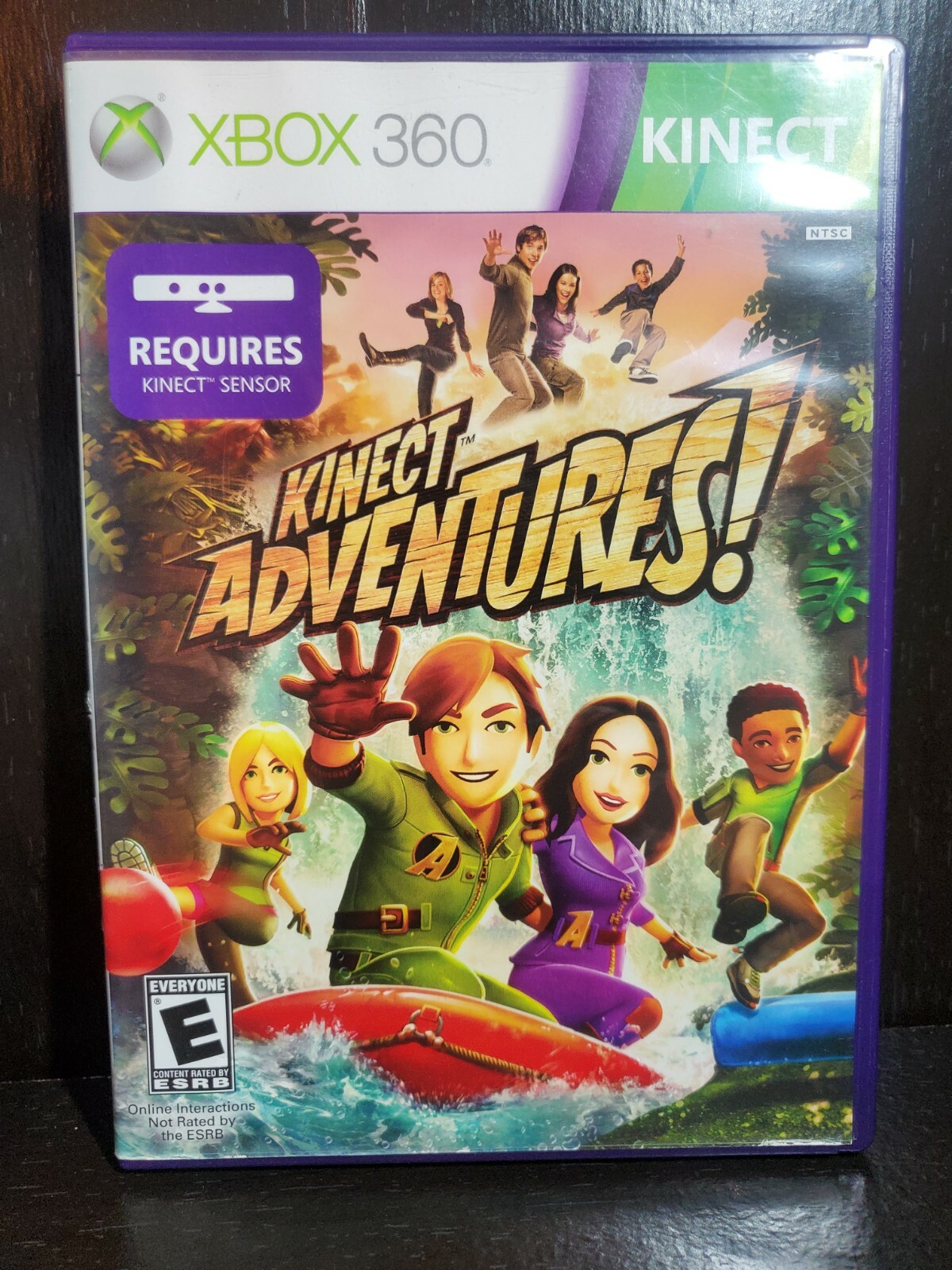 Xbox 360 Kinect Adventures! 20 Adventures Sensor Full Body Gaming Photo Moments