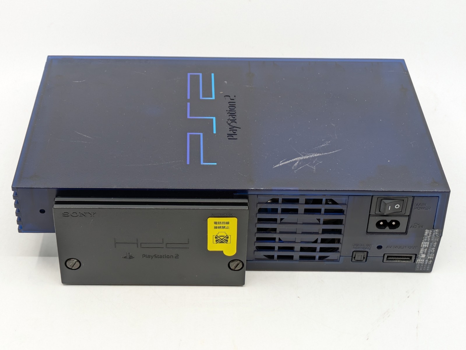 Sony PlayStation 2 Midnight Blue BB Pack SCPH-50000 MB/NH Tested Japan