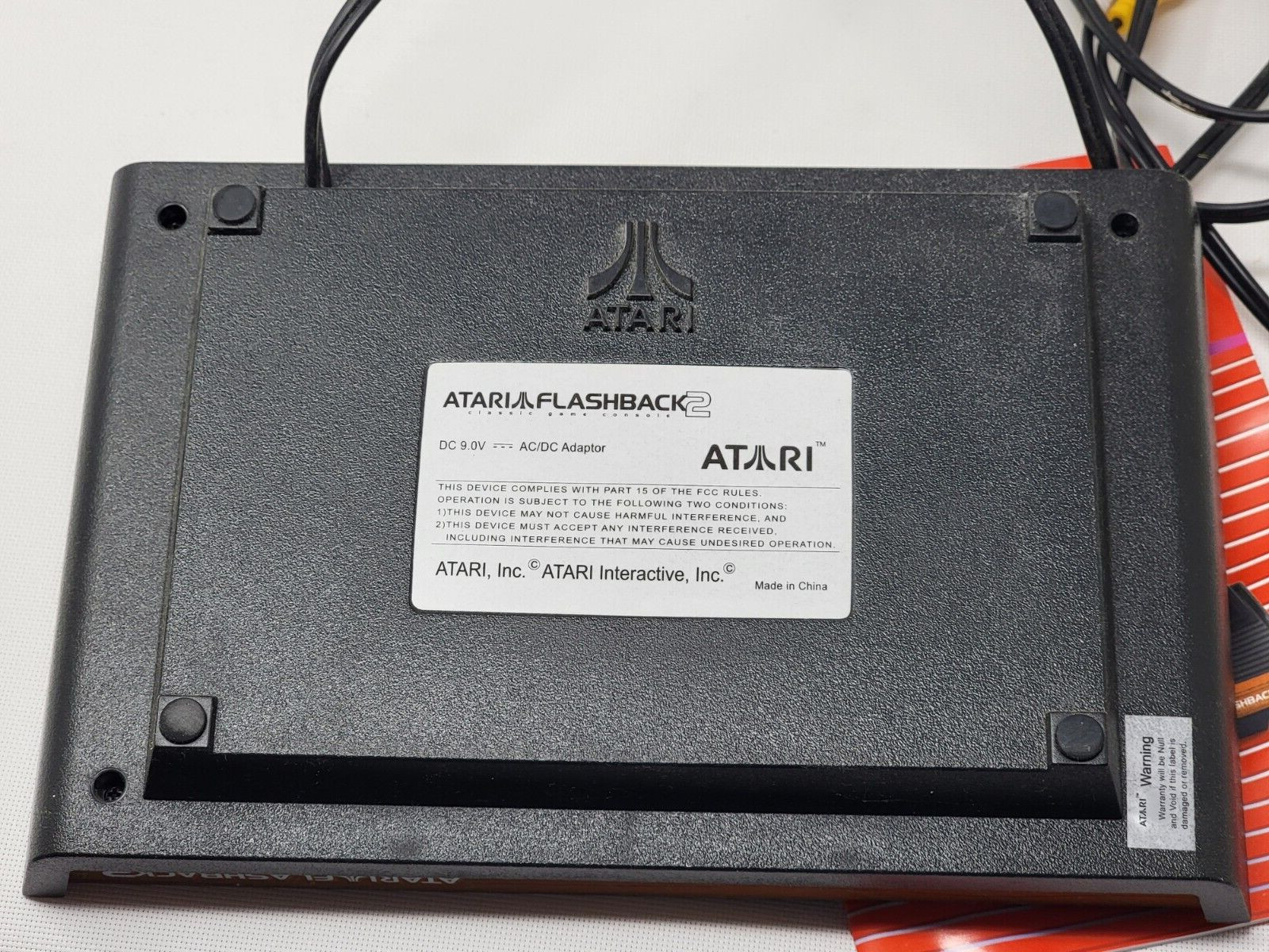 2005 Atari Flashback 2 with Joystick & Dial Controllers 40 Games Loaded
