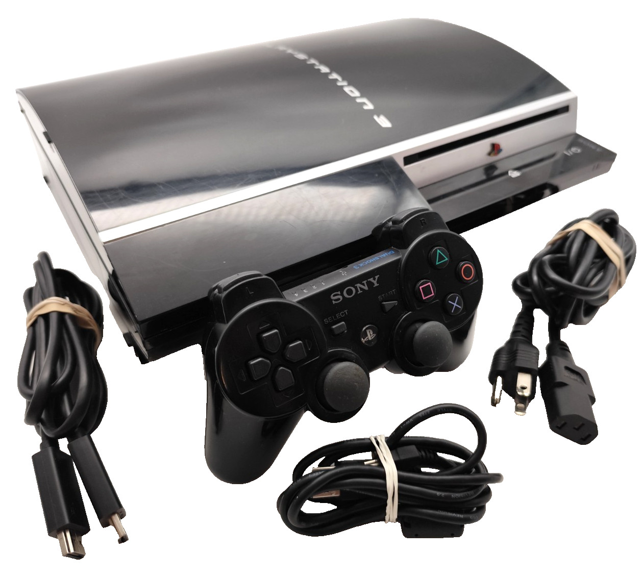 Sony PlayStation 3 160 GB Console Bundle CECHP01 – Tested & Cleaned! Wear