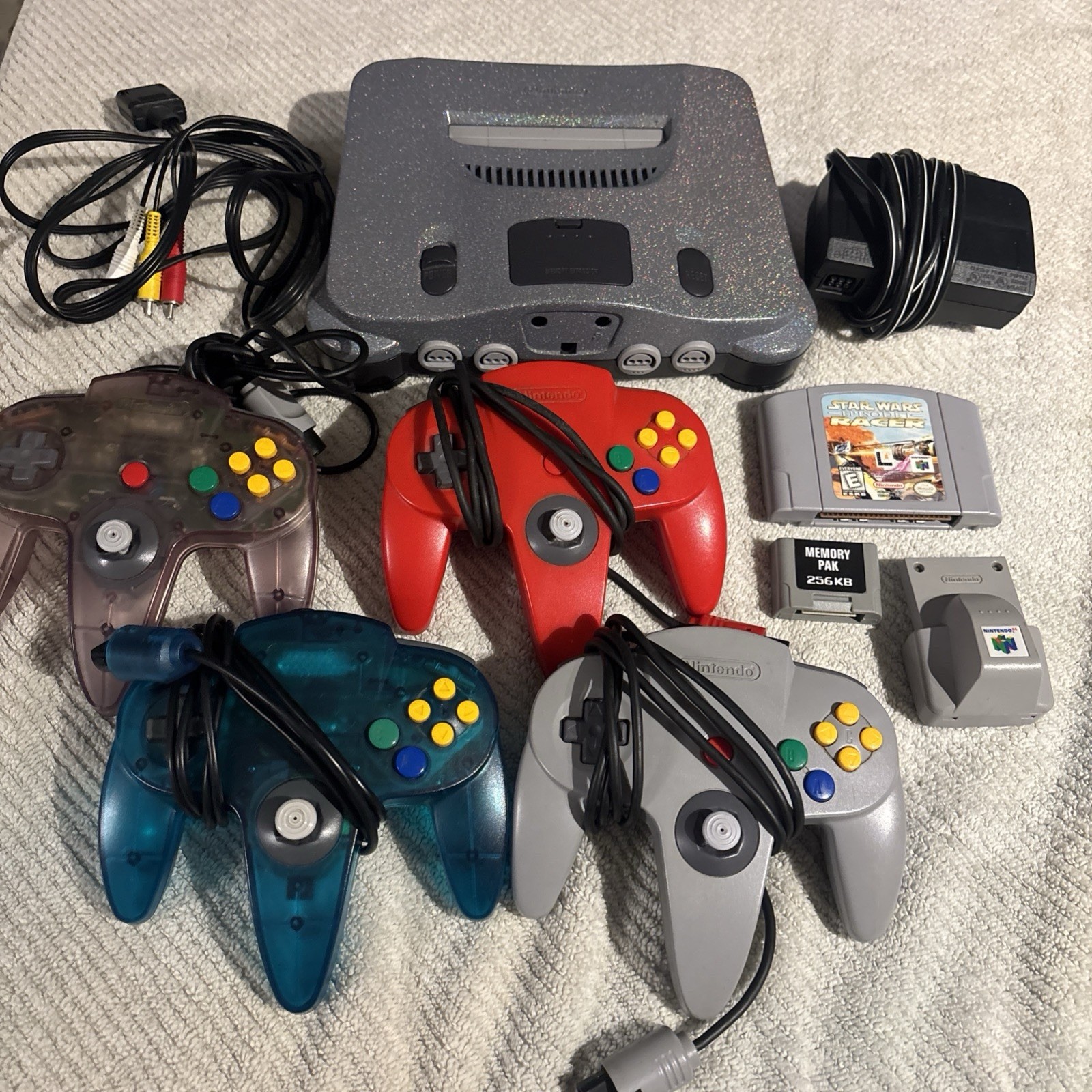 Nintendo 64 N64 Console Tested Bundle Av Advanced See Description