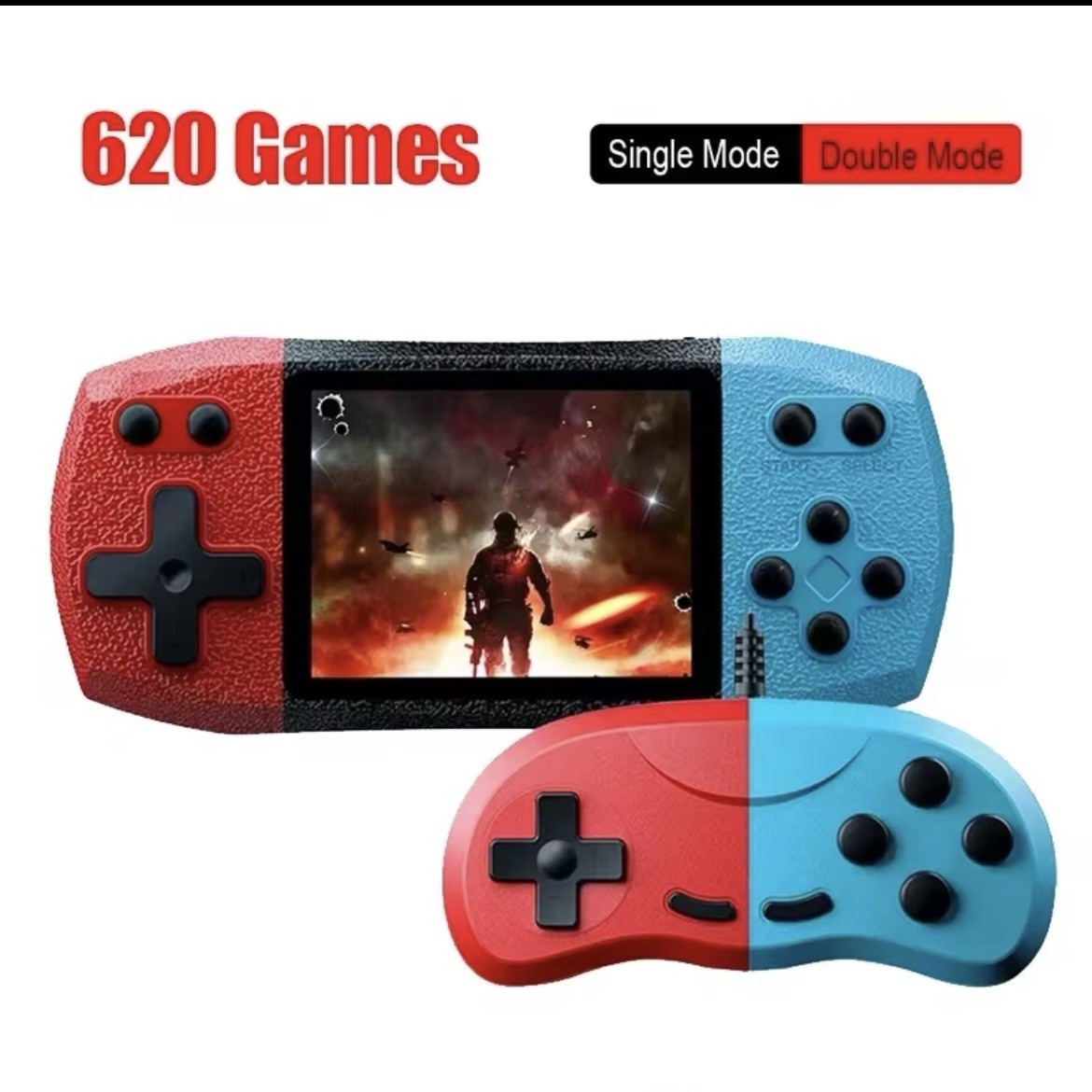 2.4 Inch Retro Portable Handheld Game Player Rechargeable Console AV Ouput New