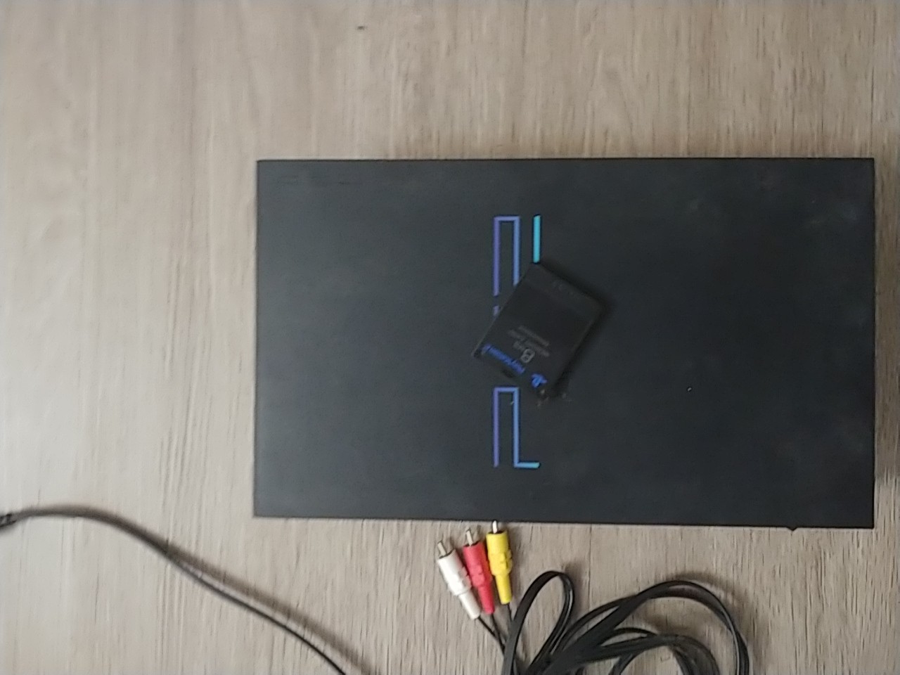 PlayStation 2 With Cords And Memory Card And 2 Controllers
