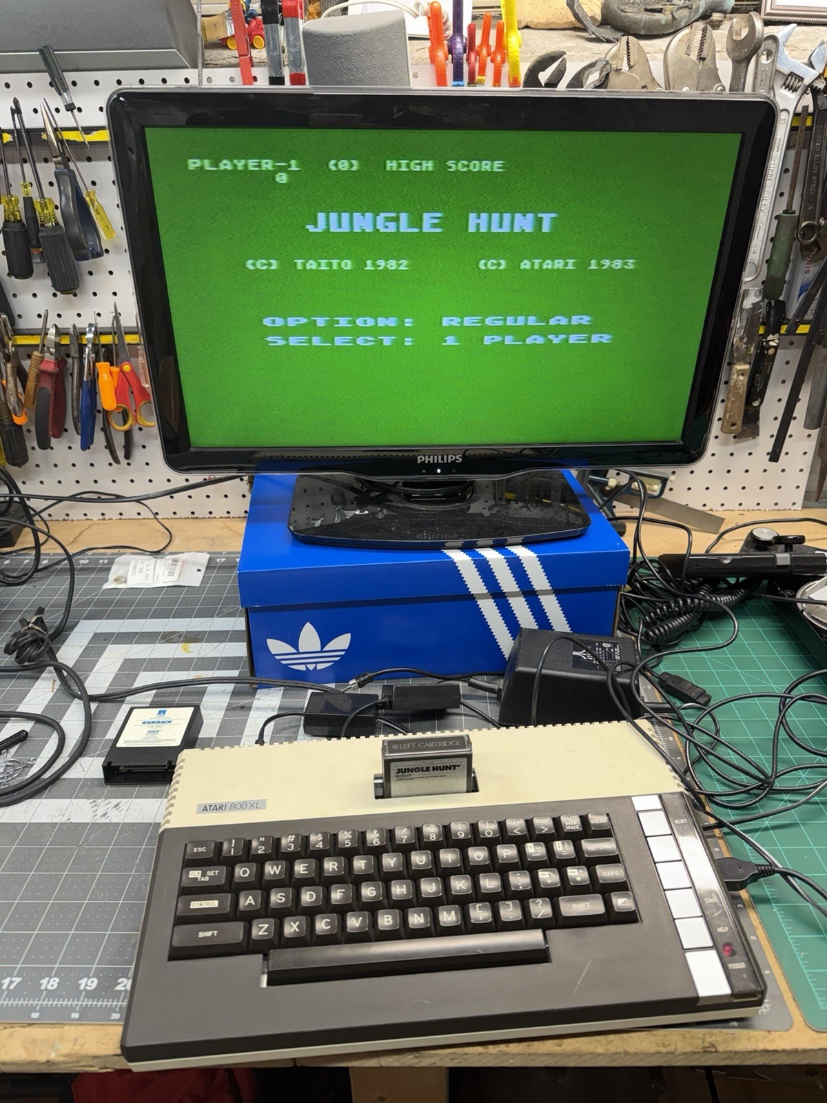 Atari 800XL Computer System Bundle Tested Printer Bundle SIO Cables 1020 1010