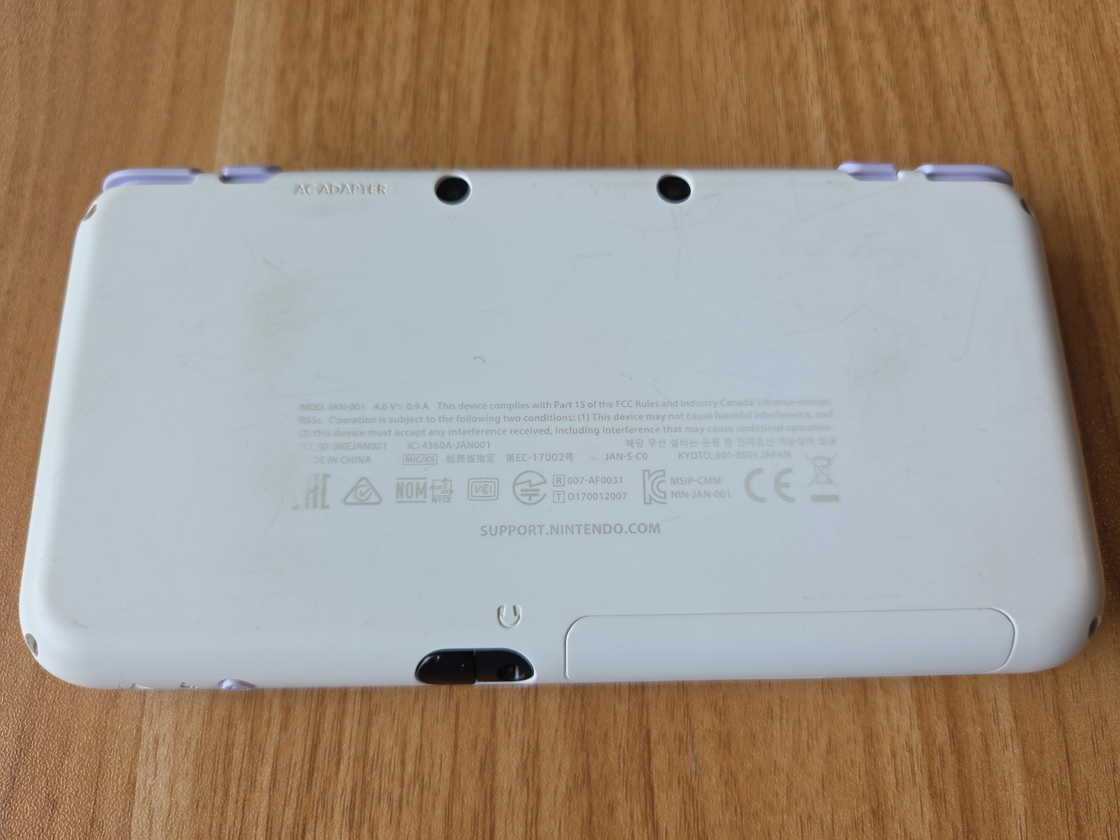 Nintendo New 2DS LL XL WHITE LAVENDER JAN-001 JAPAN REGION LOCKED US SELLER