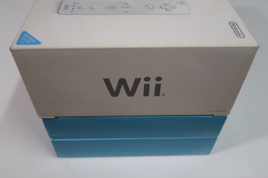 Nintendo Wii　White console SET & My first Wii　NTSC-J　Japanese　tested［A-2］