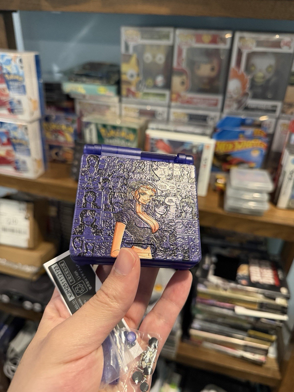 Gameboy SP Nico Robin Custom Shell . One Piece/ High Quality Replacement