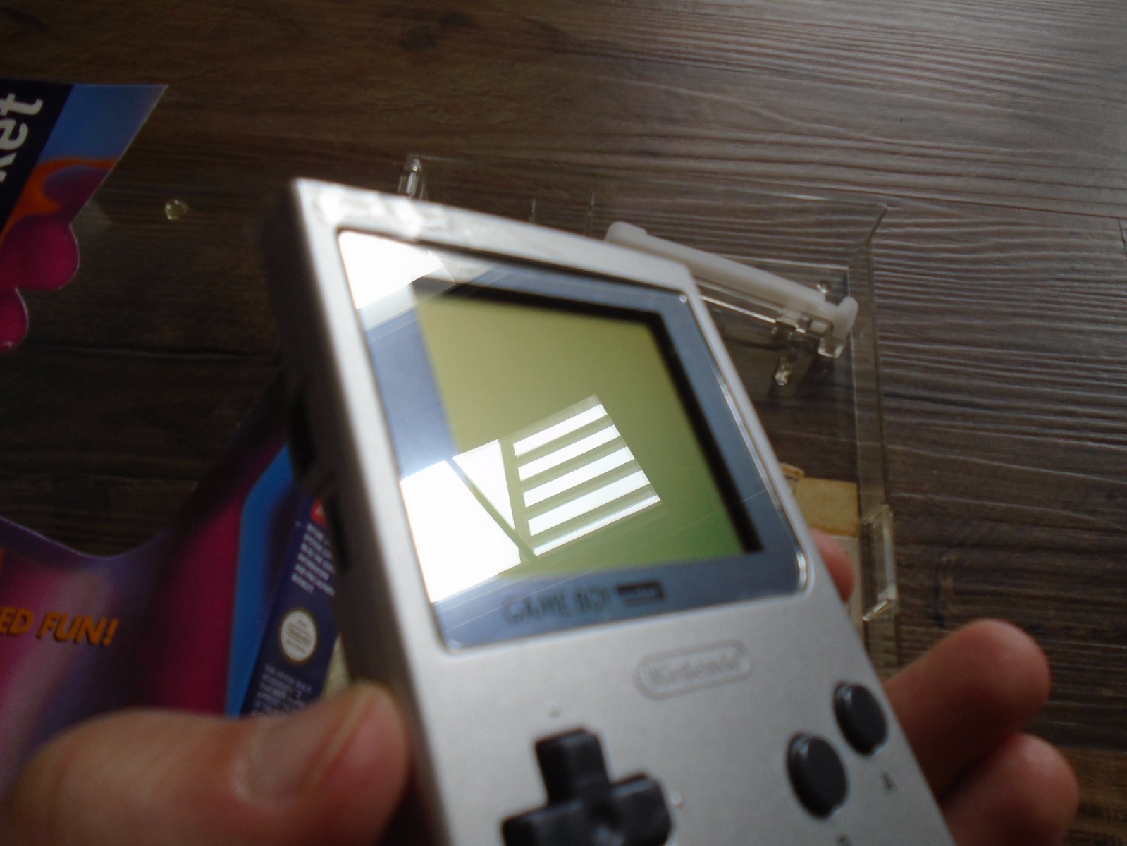 ONE OWNER, Virtually NEW Game Boy Pocket console w/case & AC Adapter with box!