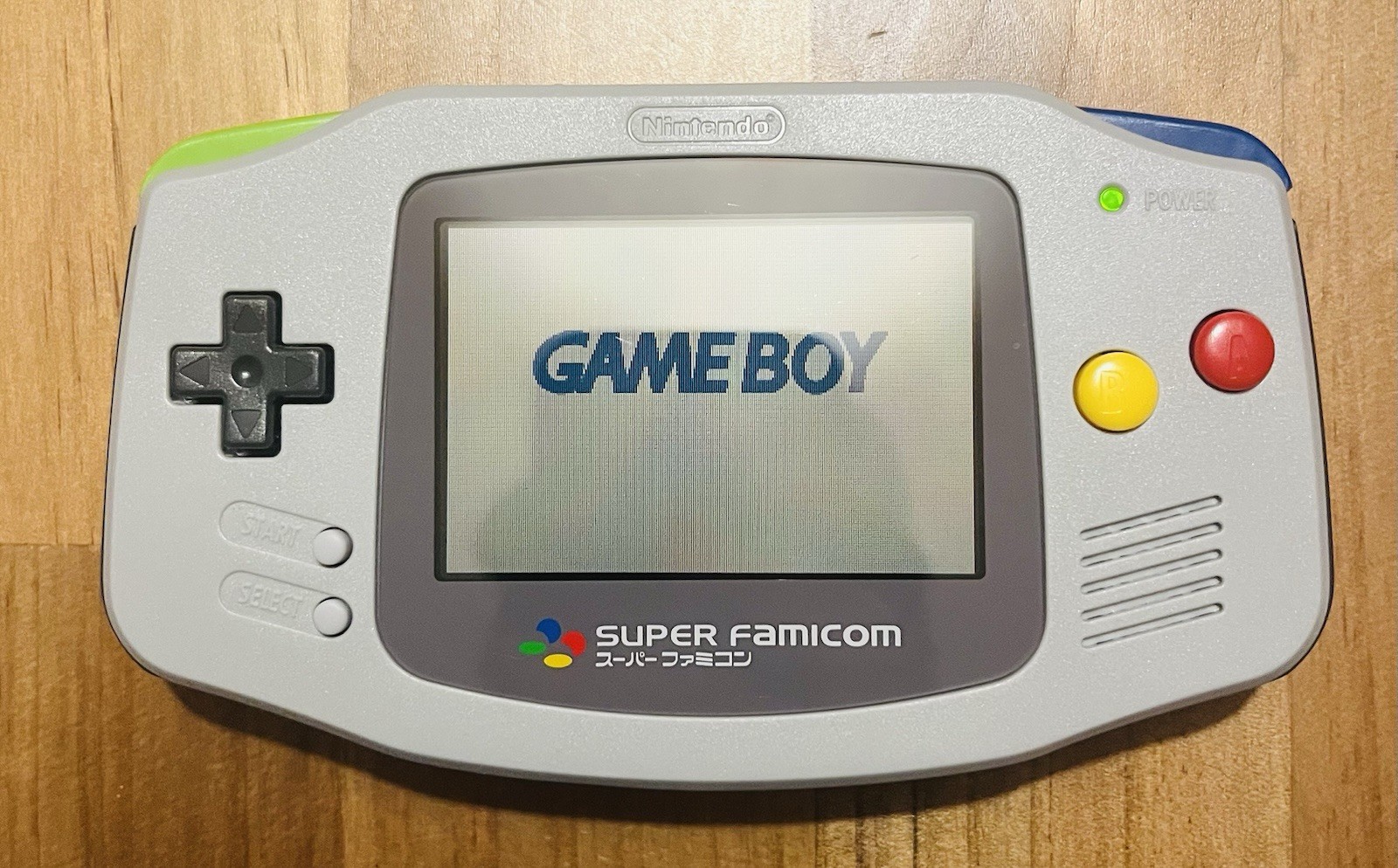 Gameboy Advance System- Nintendo- Handheld Console. Grey Multicolor Famicom