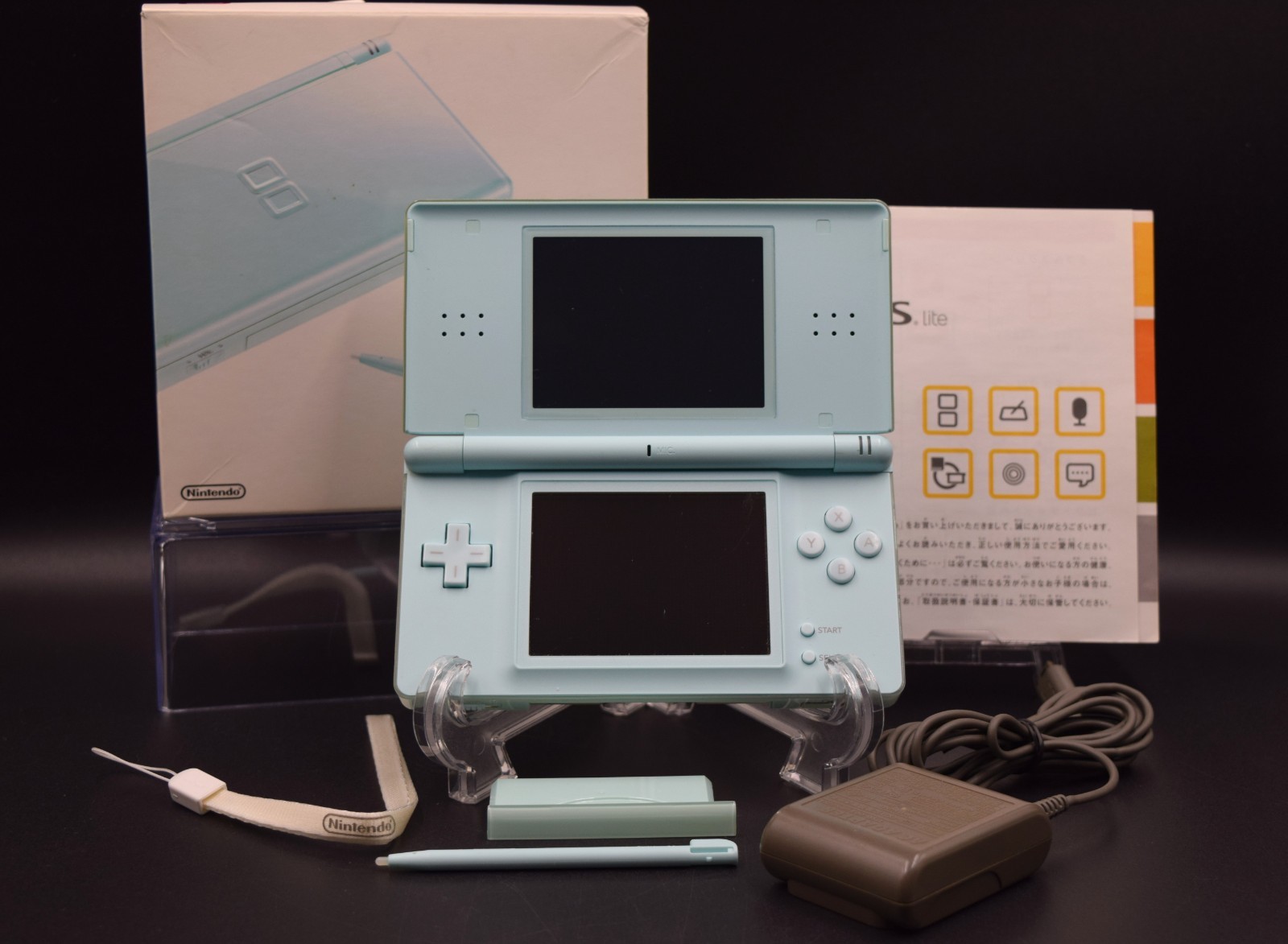 [READ] Nintendo DS Lite Ice Blue Handheld Console Box | Tested | Region Free