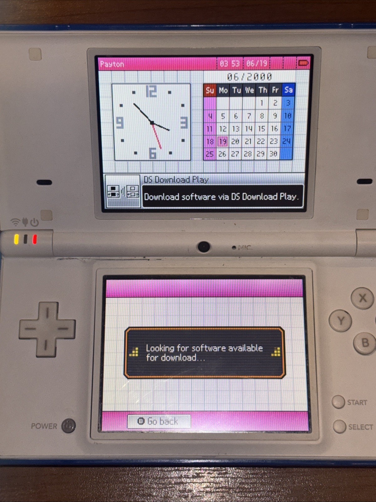 Nintendo DSi Handheld Game Console TWL-001 White TESTED – No Charger Or Stylus