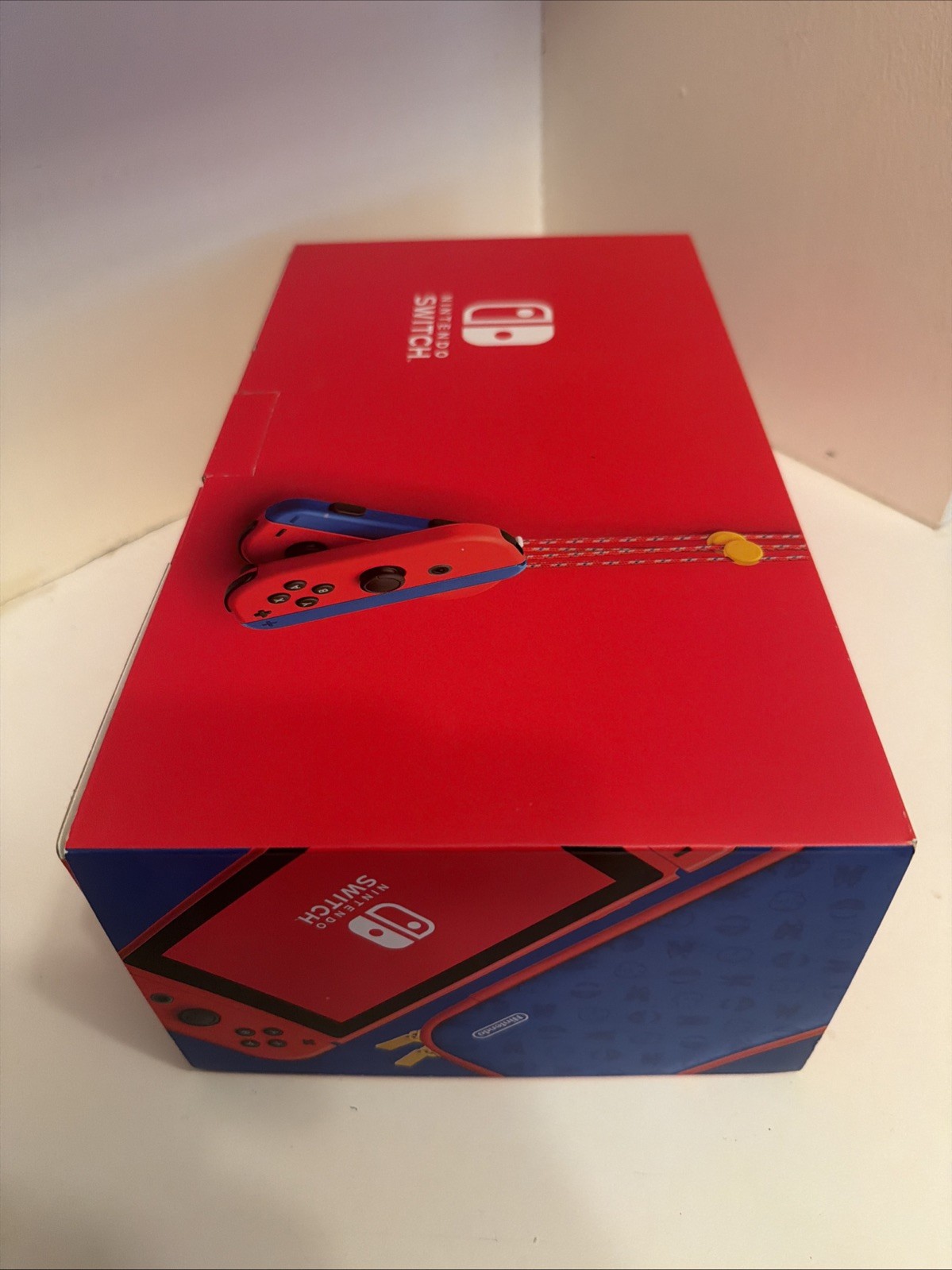 Nintendo Switch Mario Red & Blue Edition Plus 2 Screen Protectors