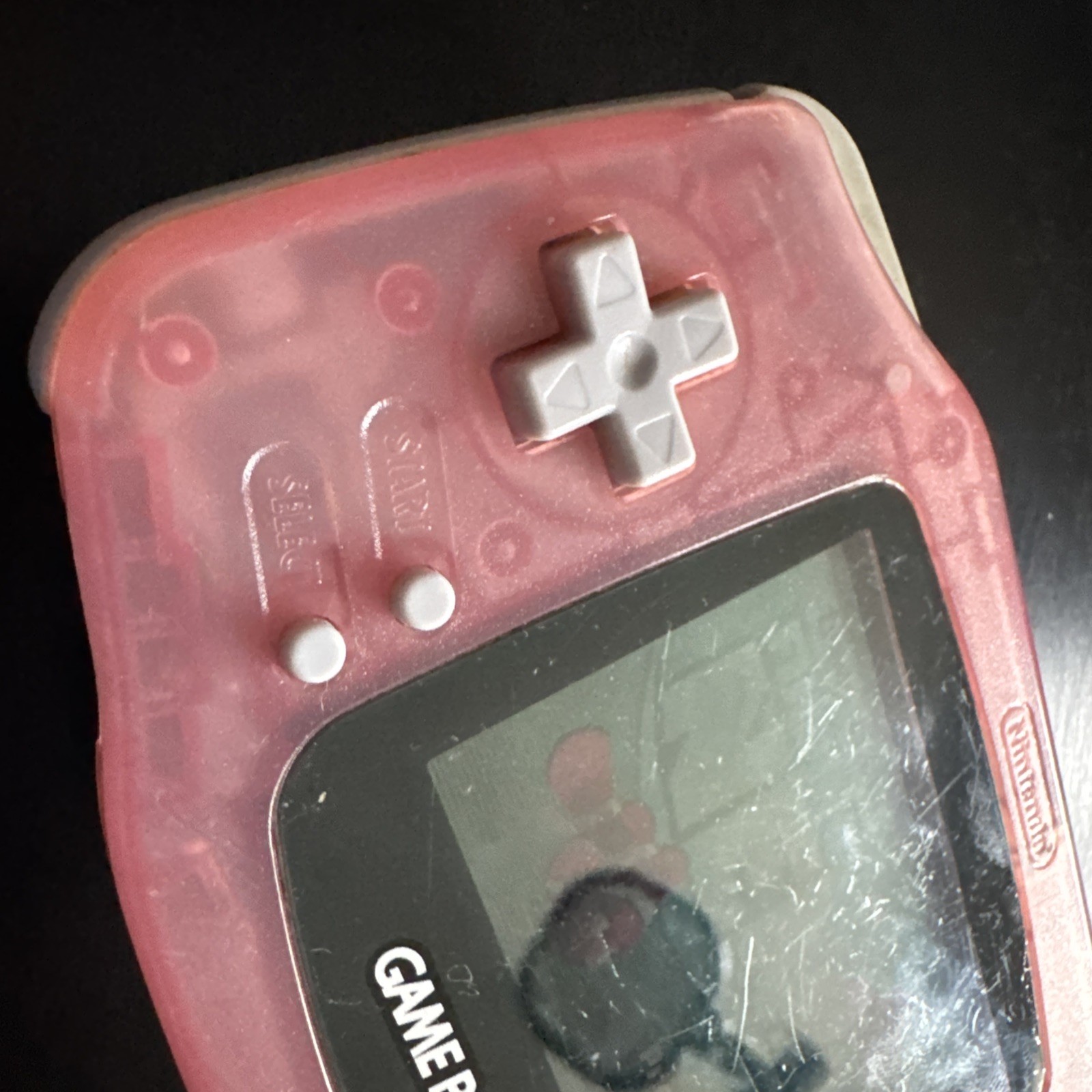 Nintendo Game Boy Advance GBA Handheld Console (AGB-001) Pink Works Finding Nemo
