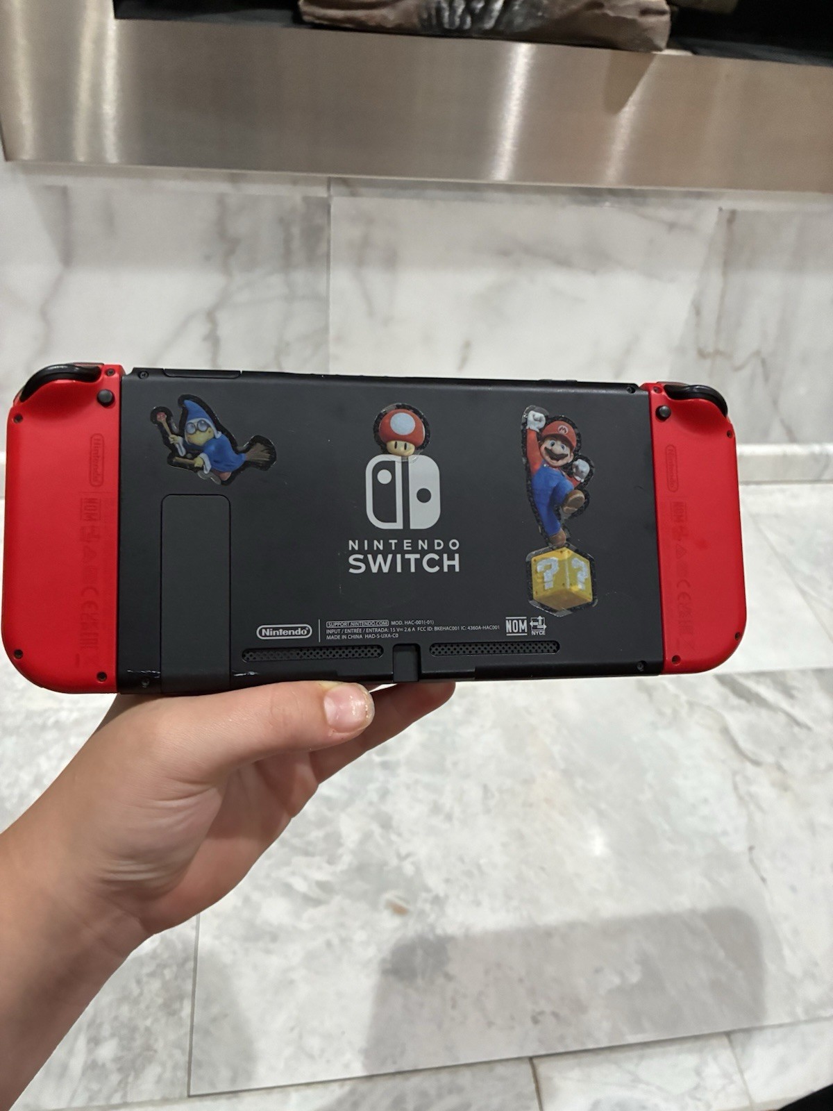 Nintendo Switch Console – Mario Choose One Bundle, Red Controller, New in Box.