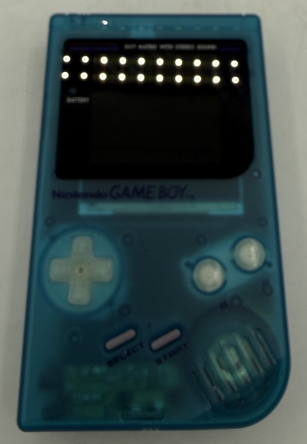 Original Gameboy DMG-01 Modded Backlit Color Tested Glow In The Dark
