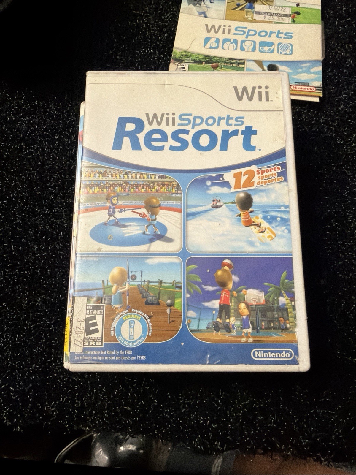 Nintendo Wii Black Console System With Cords Wii Remote Bundle RVL -101 Tested
