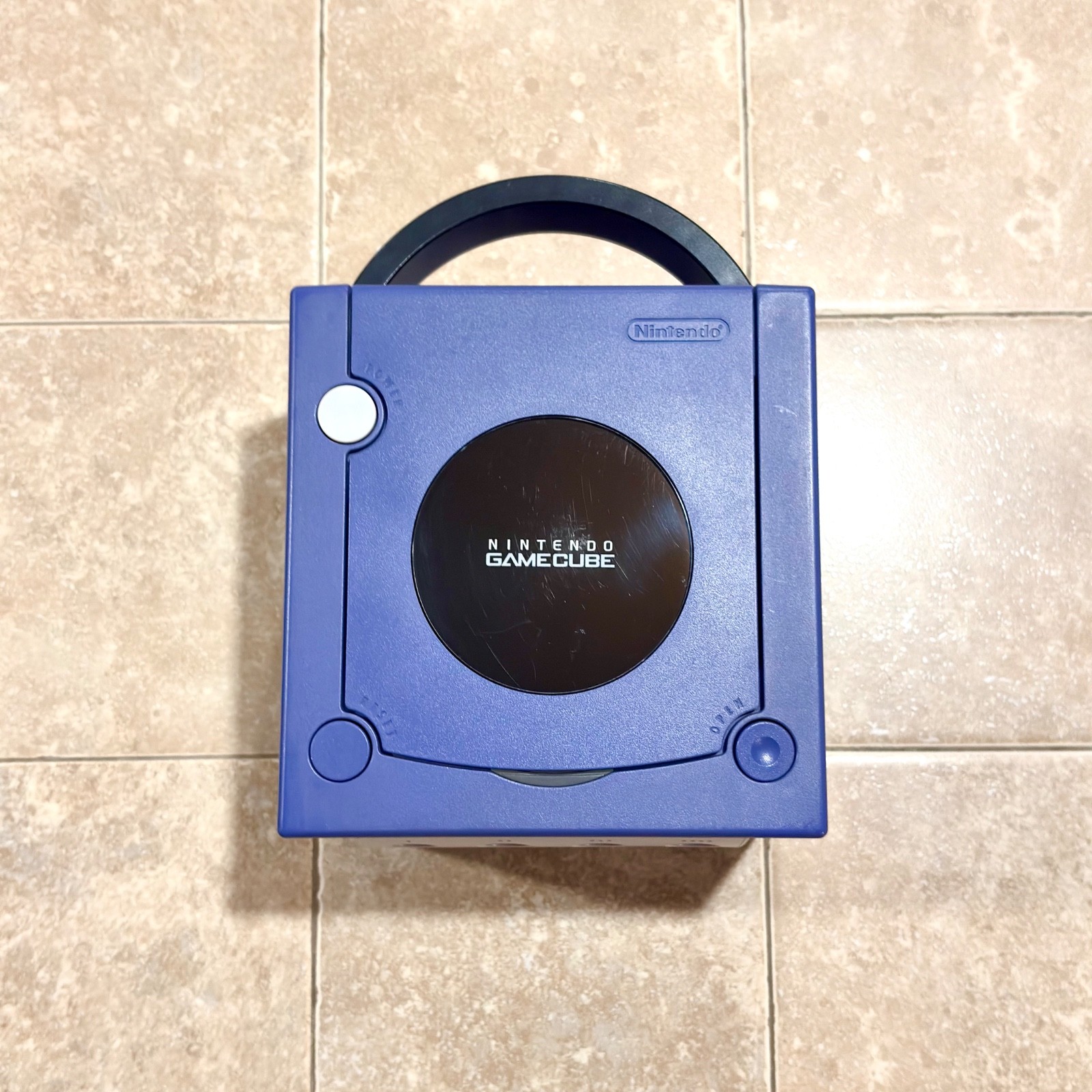 Nintendo GameCube Console Indigo COMPLETE in Box CIB System Nice Clean Purple