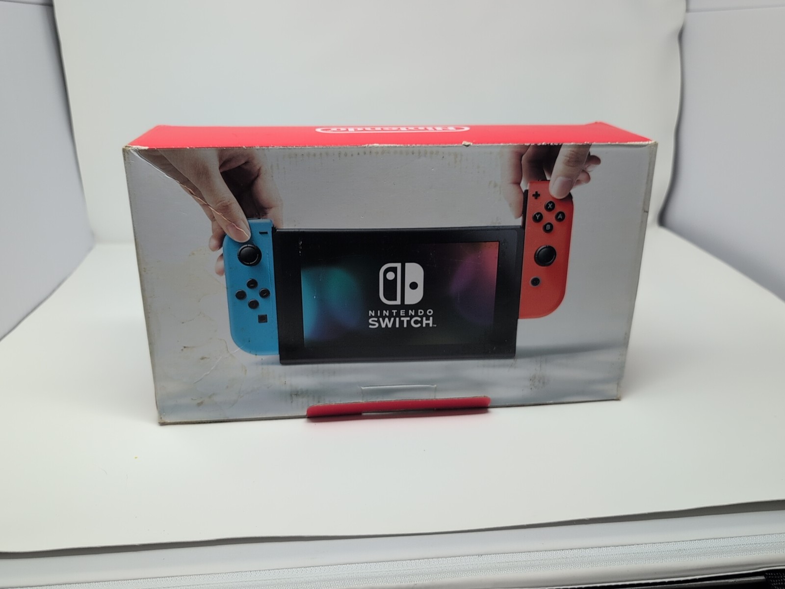 Nintendo Switch HAC-001(-01) 32GB Console with Custom Hori Joy‑Con & OG Box