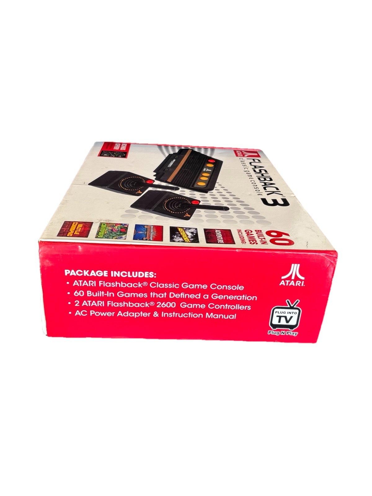 Atari Flashback 3 Classic Game Console 60 Built In Games New Open Box 2007 Retro