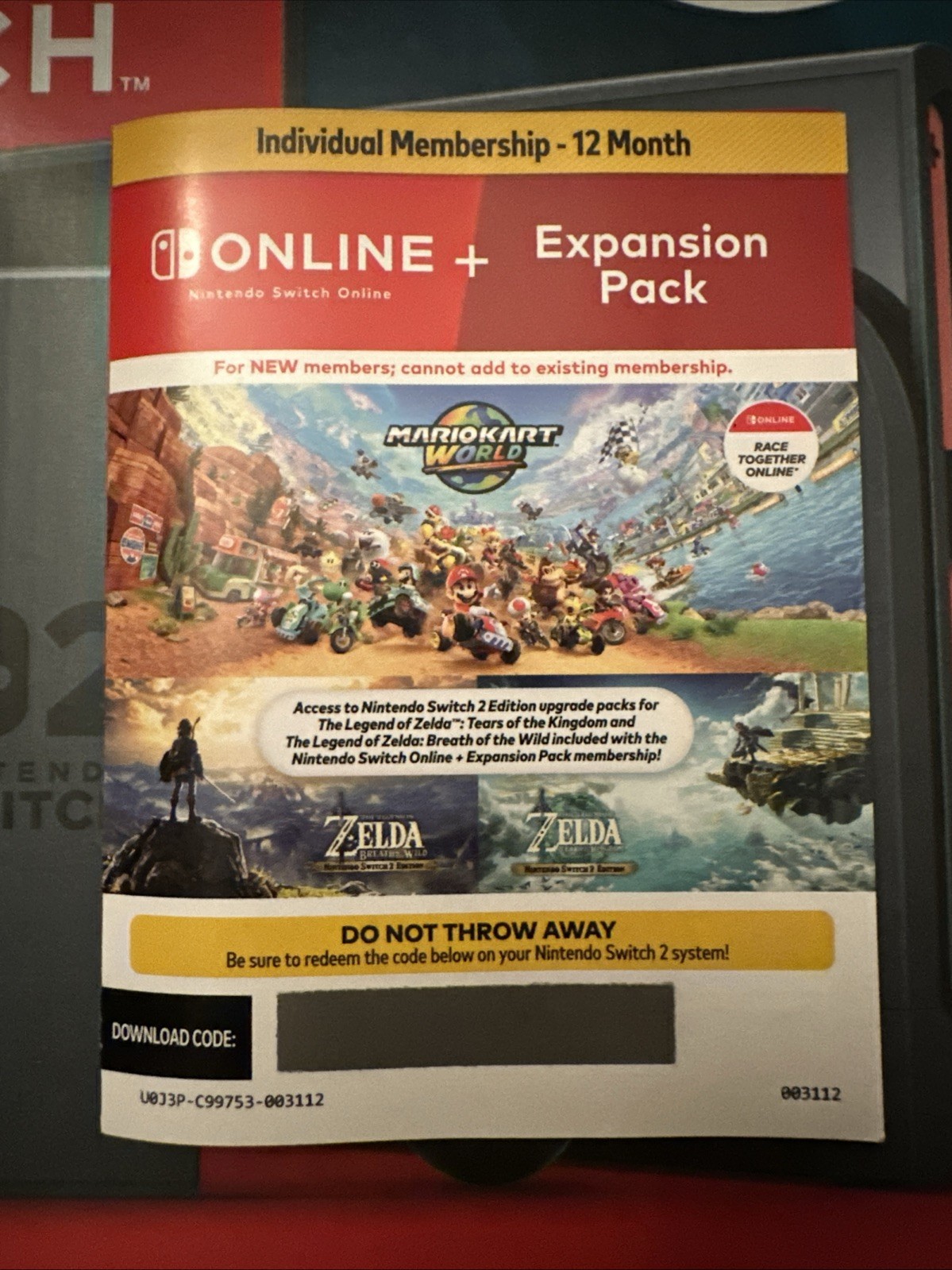 Nintendo Switch 2 Mario Kart Bundle w/ Online + Expansion 12 Months – SHIPS ASAP