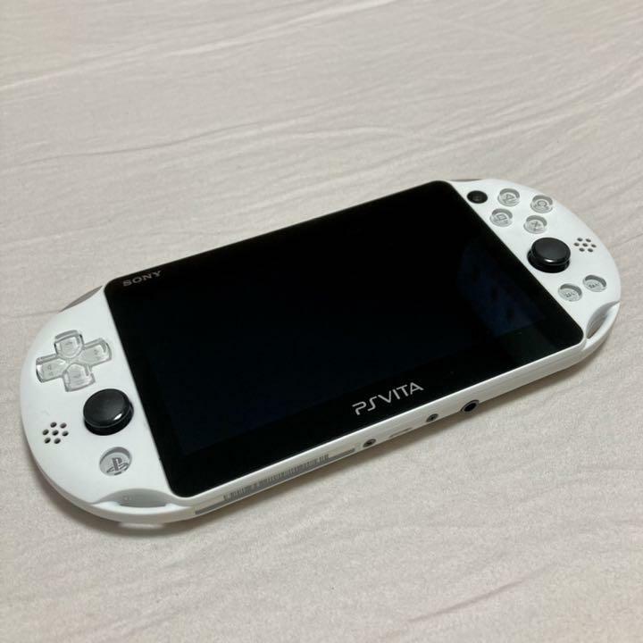 Sony PlayStation PS Vita Slim White PCH-2000 ZA12 w/BOX good Condition