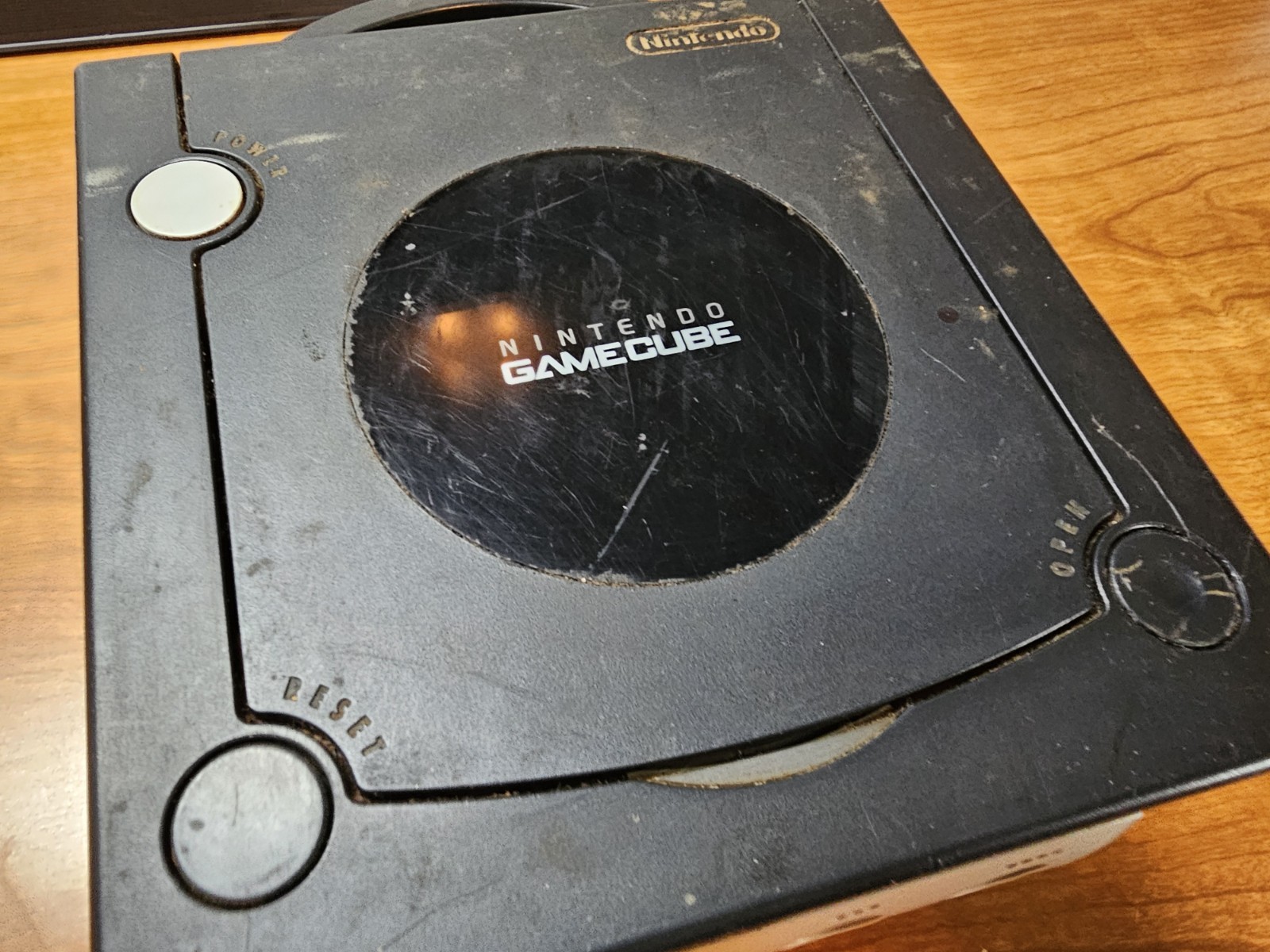 Nintendo GameCube Black Console DOL-001(USA) Console Only Parts Or Repair