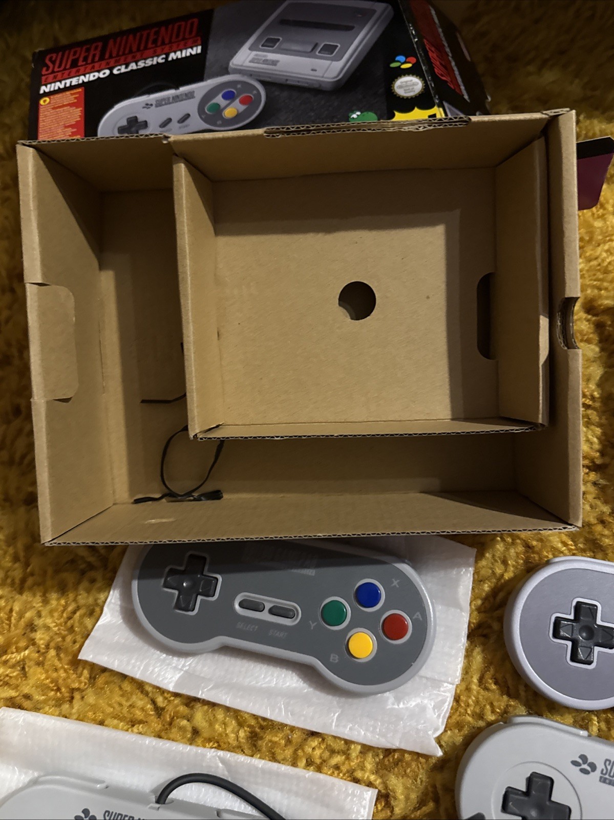 Super Nintendo Super Famicom Edition Classic Mini w/ Box 8bitdo Controllers *Mod