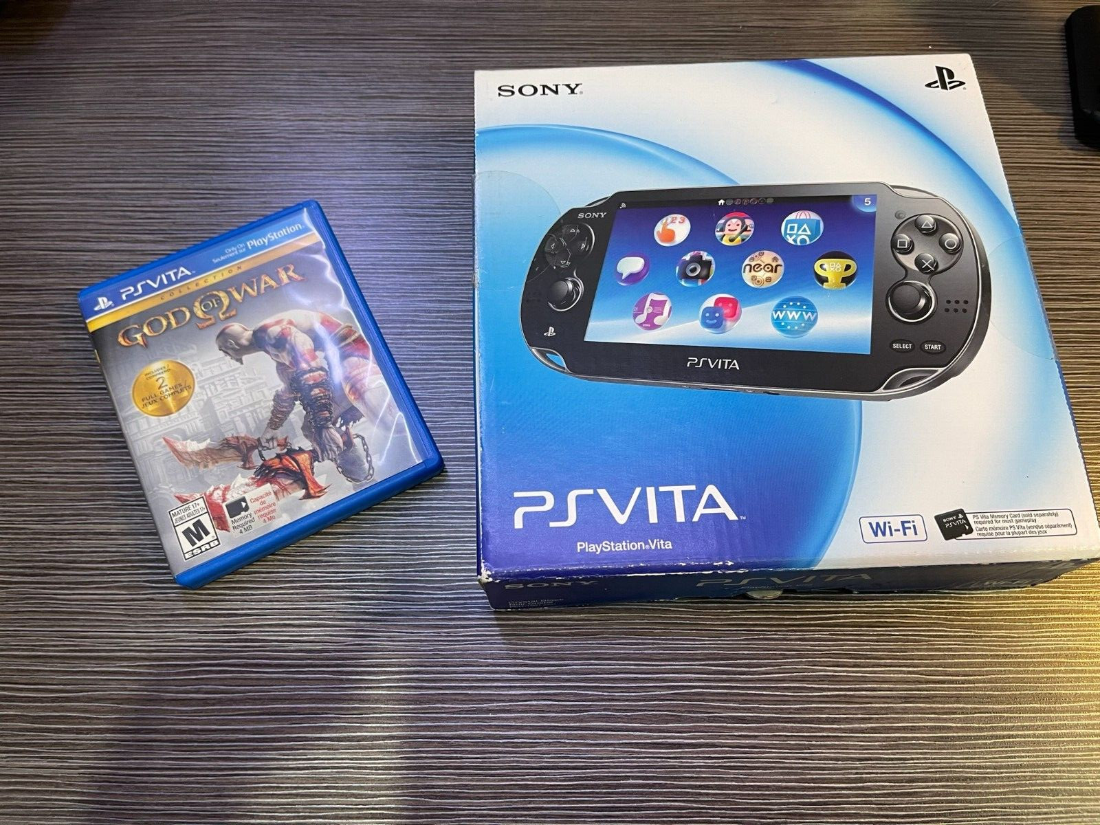 Sony PlayStation Vita PCH-1001 Black Handheld System – Brand New w/ God of War!