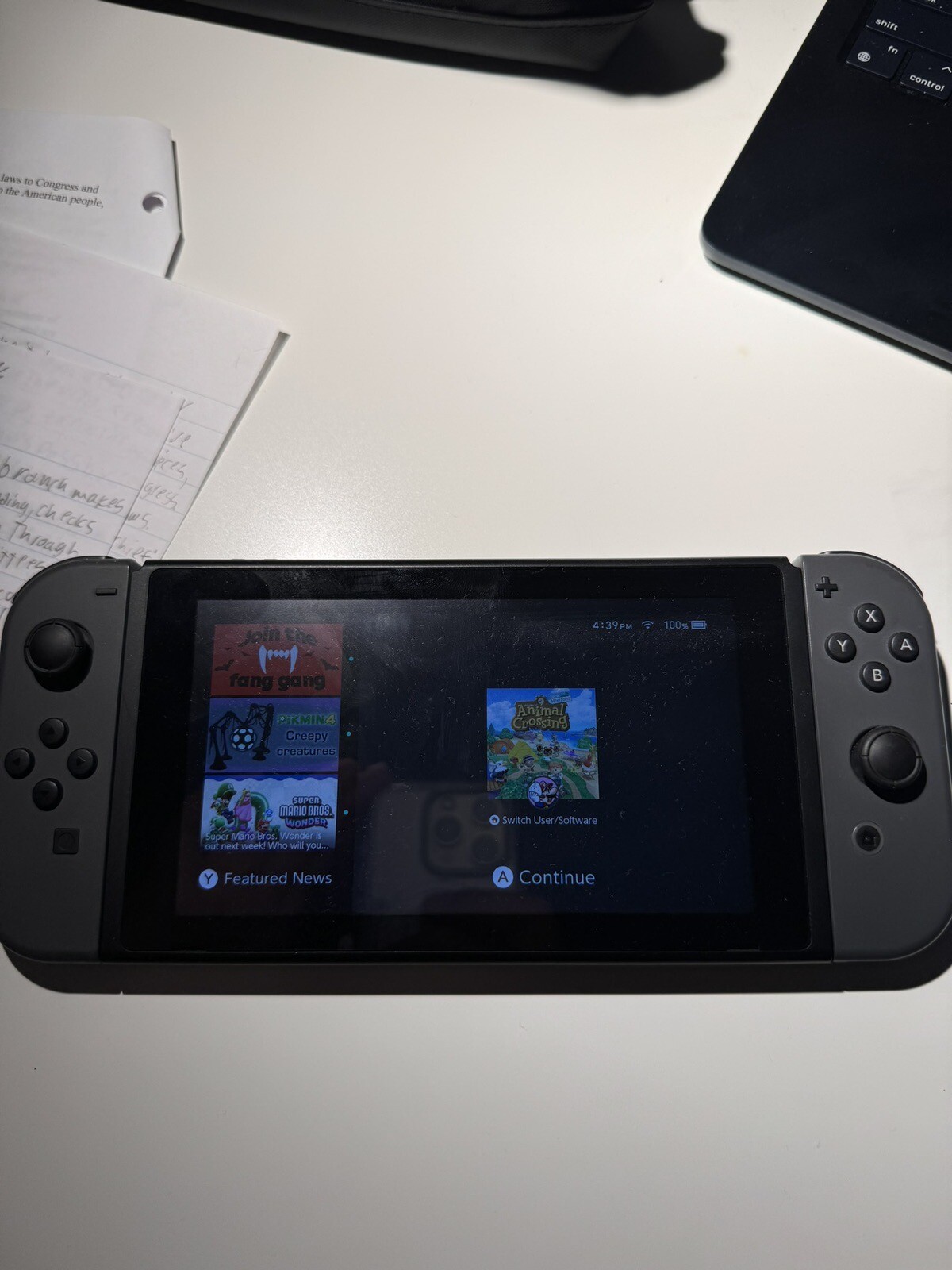 Nintendo Switch Game Console – 32GB, New Edition, Gray (10002199)