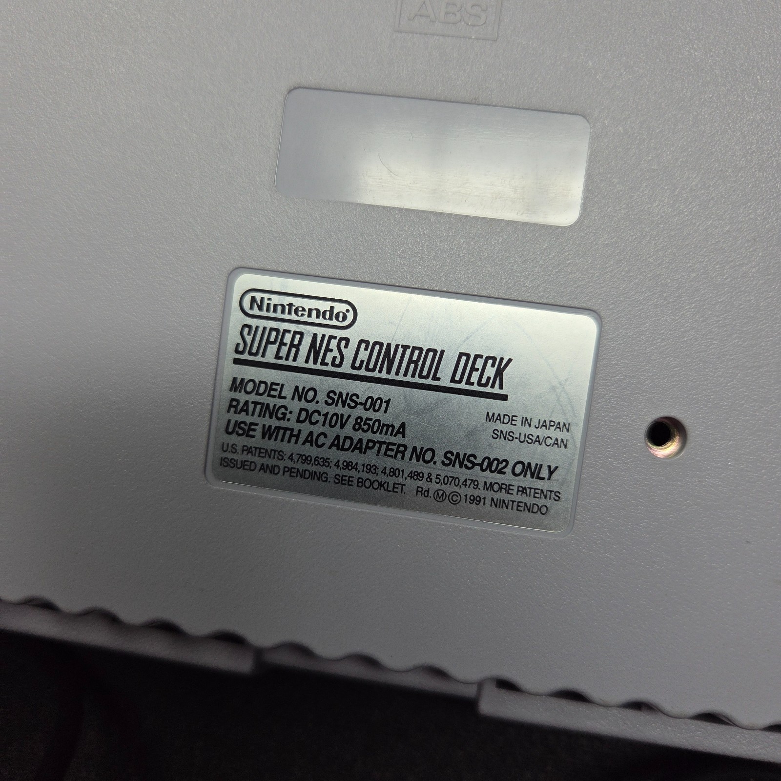 Super Nintendo SNES Console – OEM – 1 Original Controller + Super Mario World