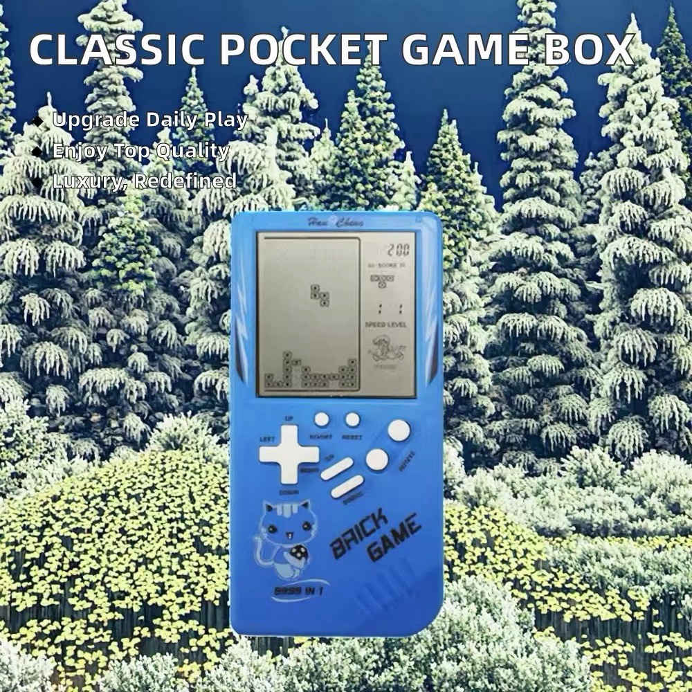Retro 3.5” LCD Handheld Game Console 23 Classic Games Portable Battery Powered