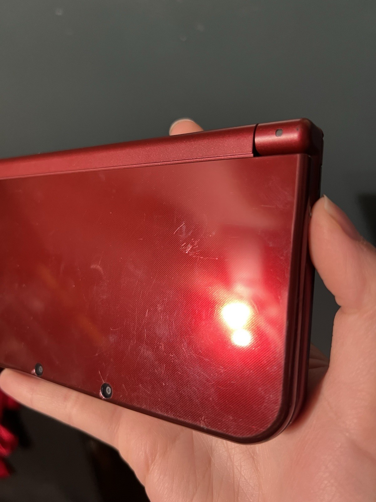 New Nintendo3DS XL System – Red + Three Digital Games, Stylus, Charger