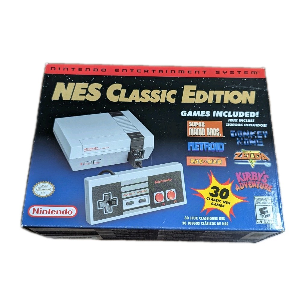 NES Mini Classic Edition Console In Box With Controller and Poster