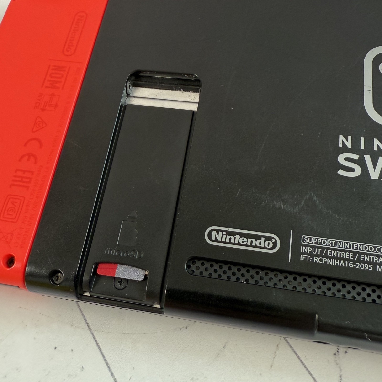 Nintendo Switch Model HAC-001 Console – 32GB + 32GB microSD See Photos! #H975