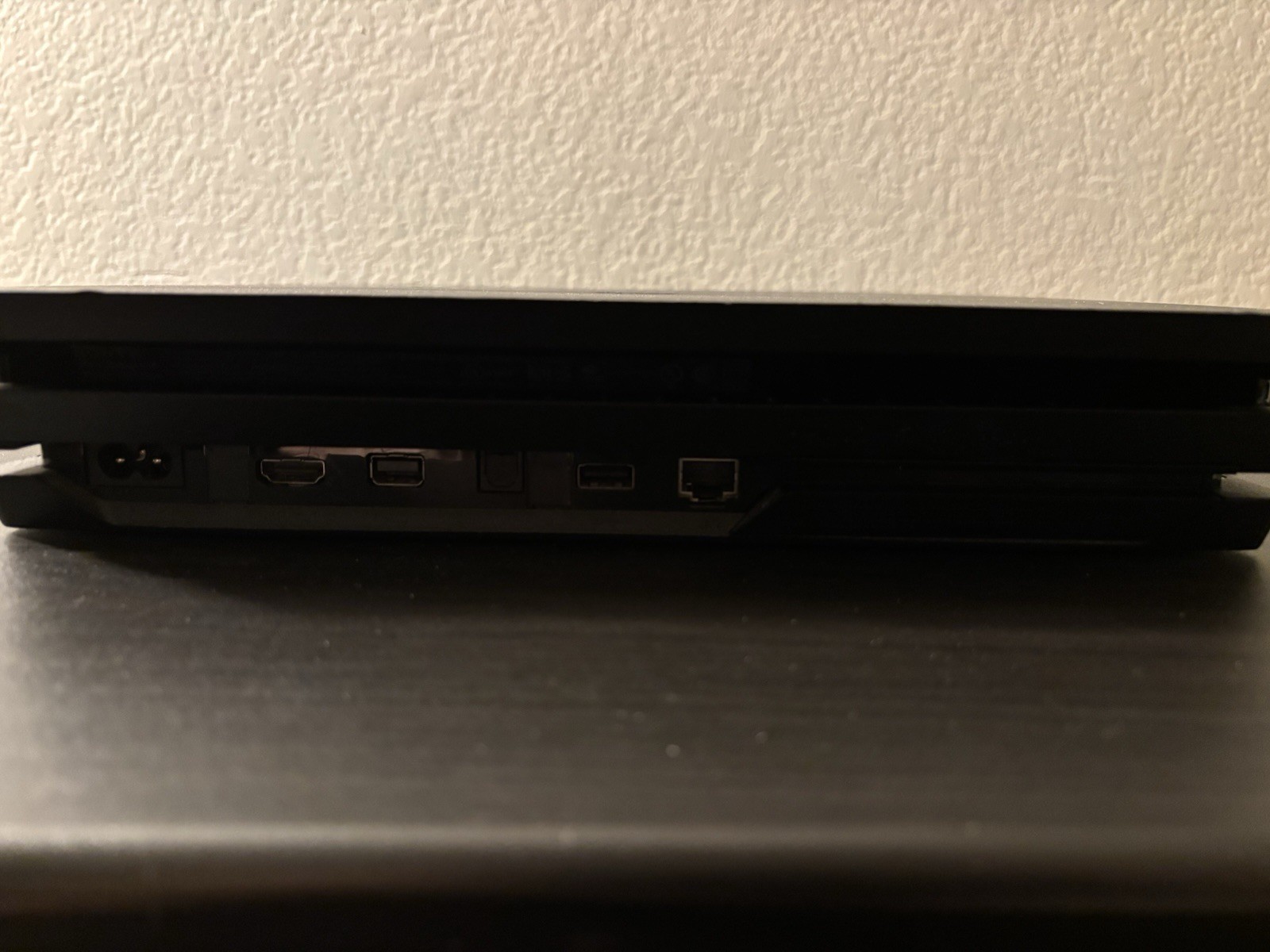PS4 Pro Console with Cables and Controller-Broken HDMI Port-For Parts or Repair