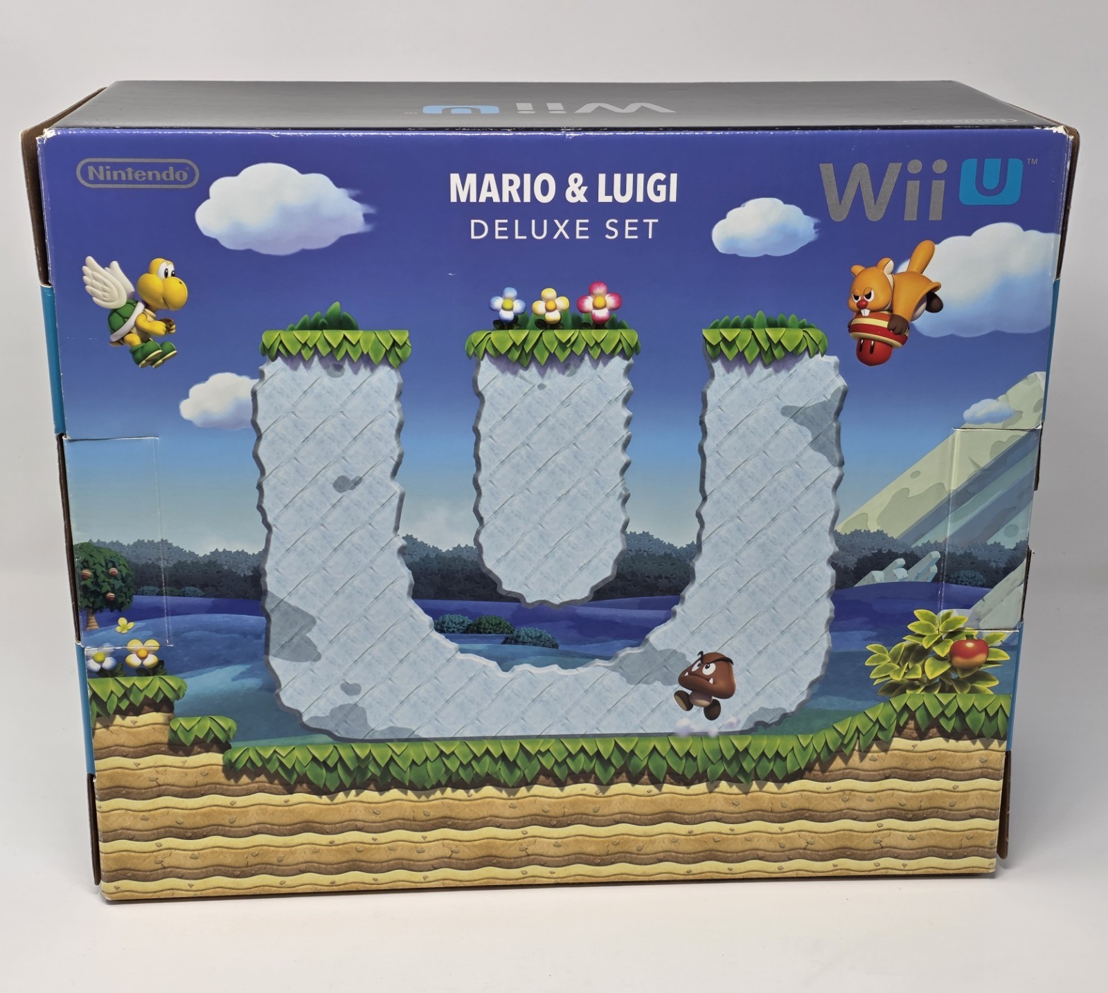 💥 Nintendo Wii U Mario & Luigi Bros Deluxe Set 32GB Console Box System US STOC