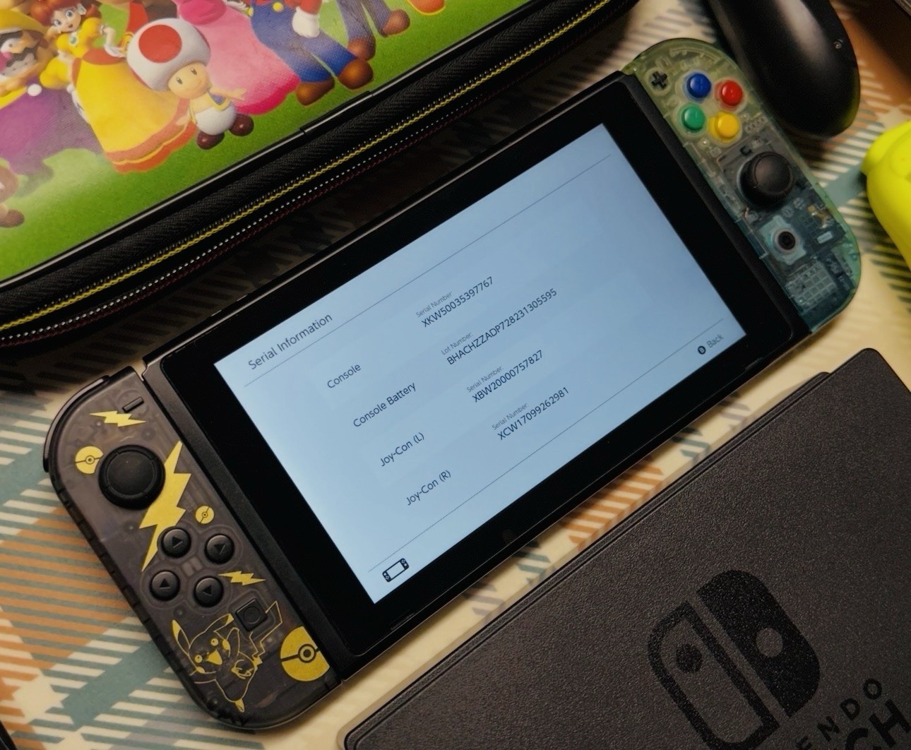 Nintendo Switch 32GB V2 Console And JoyCons Tested Huge Bundle 7767