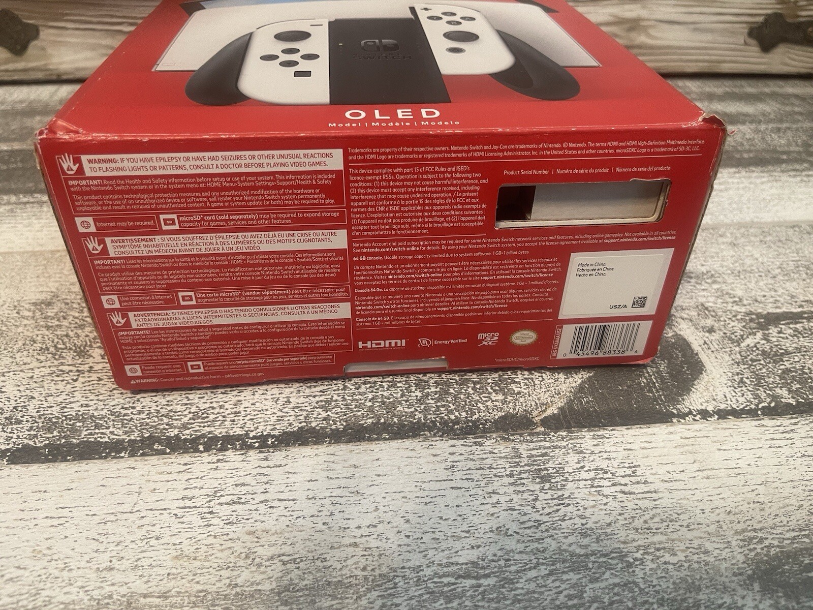 OFFICIAL Nintendo Switch Box & Joy Con Charging Grip & Left & Right Wrist Straps