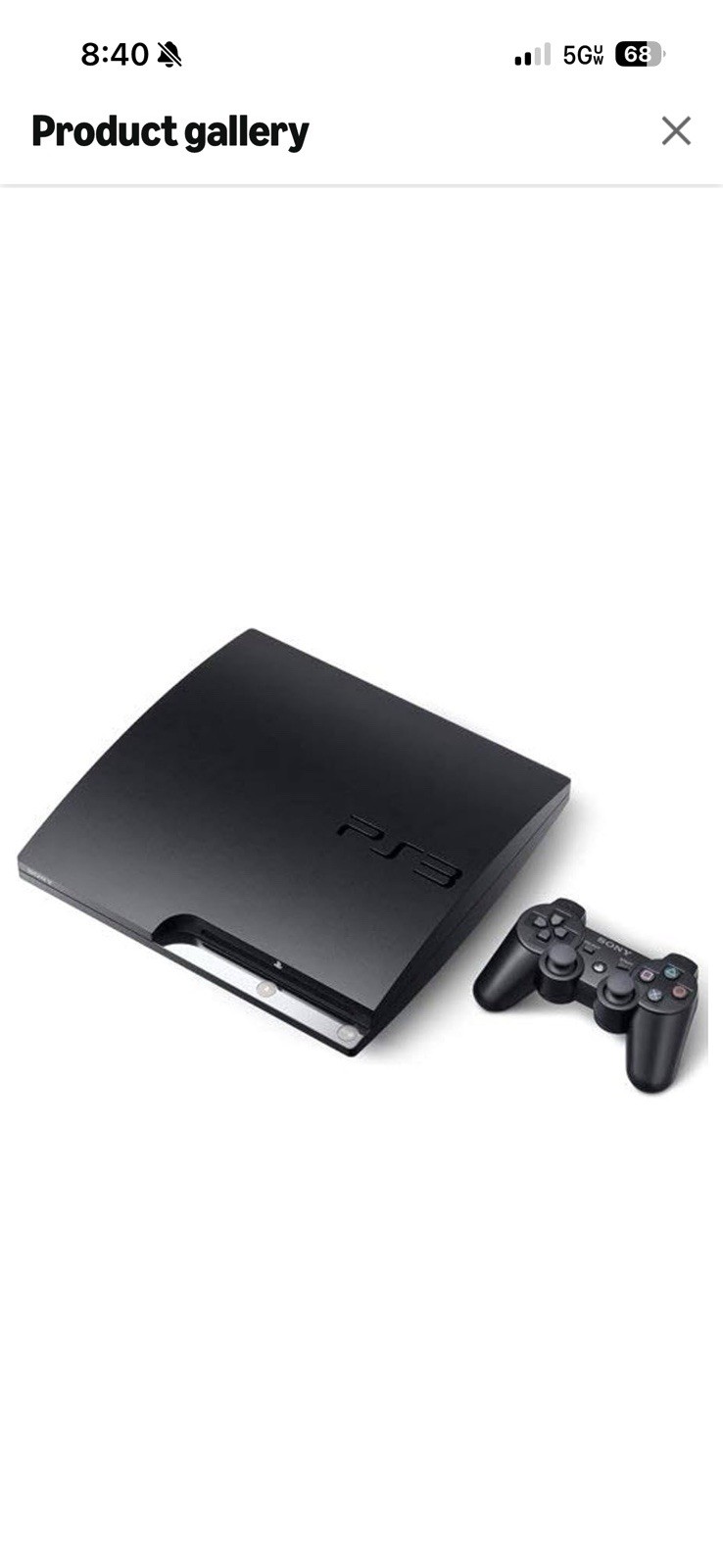 PlayStation 3 Slim Console 120GB (Old Model)